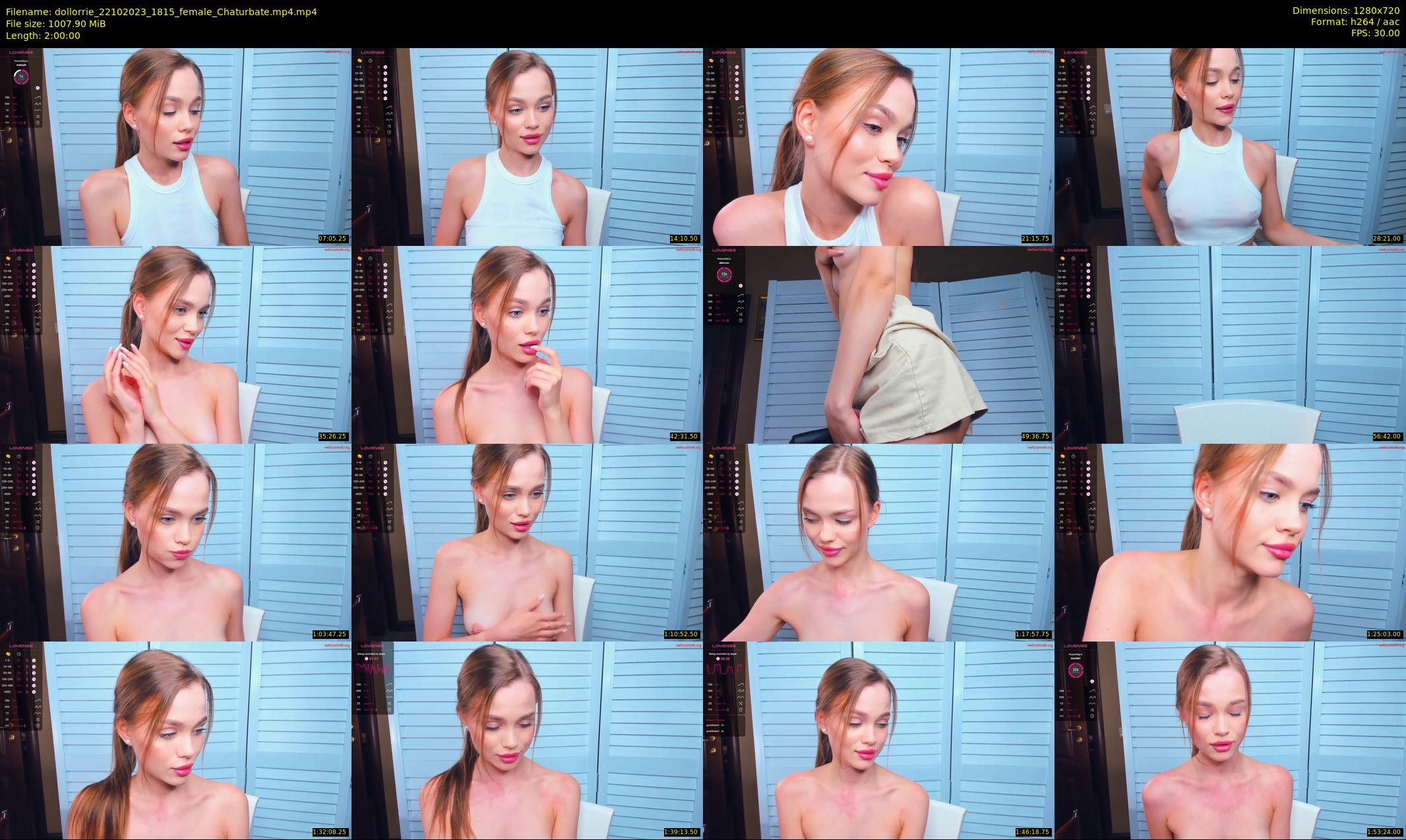 dollorrie — 120 minute Chaturbate couple cam show recording, 720p, Oct 22, 2023