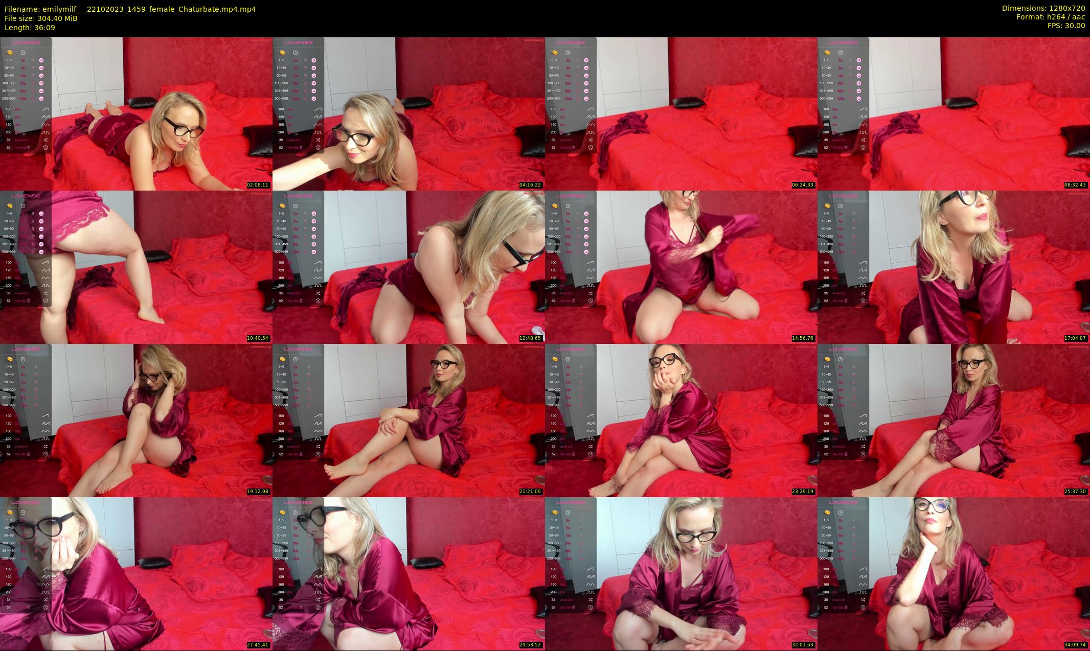 emilymilf__ — 37 minute Chaturbate female cam show recording, 720p, Oct 22, 2023
