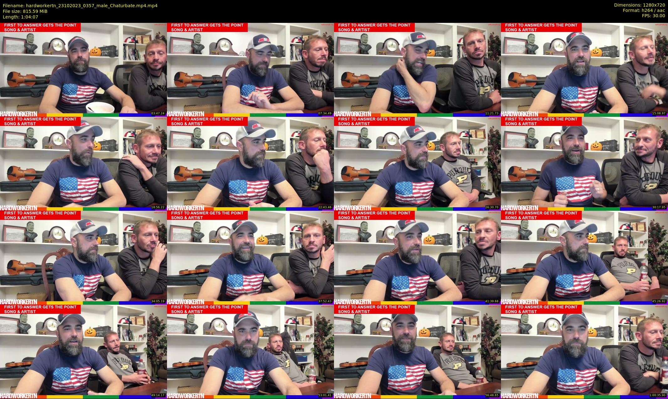 hardworkertn — 65 minute Chaturbate male cam show recording, 720p, Oct 23, 2023
