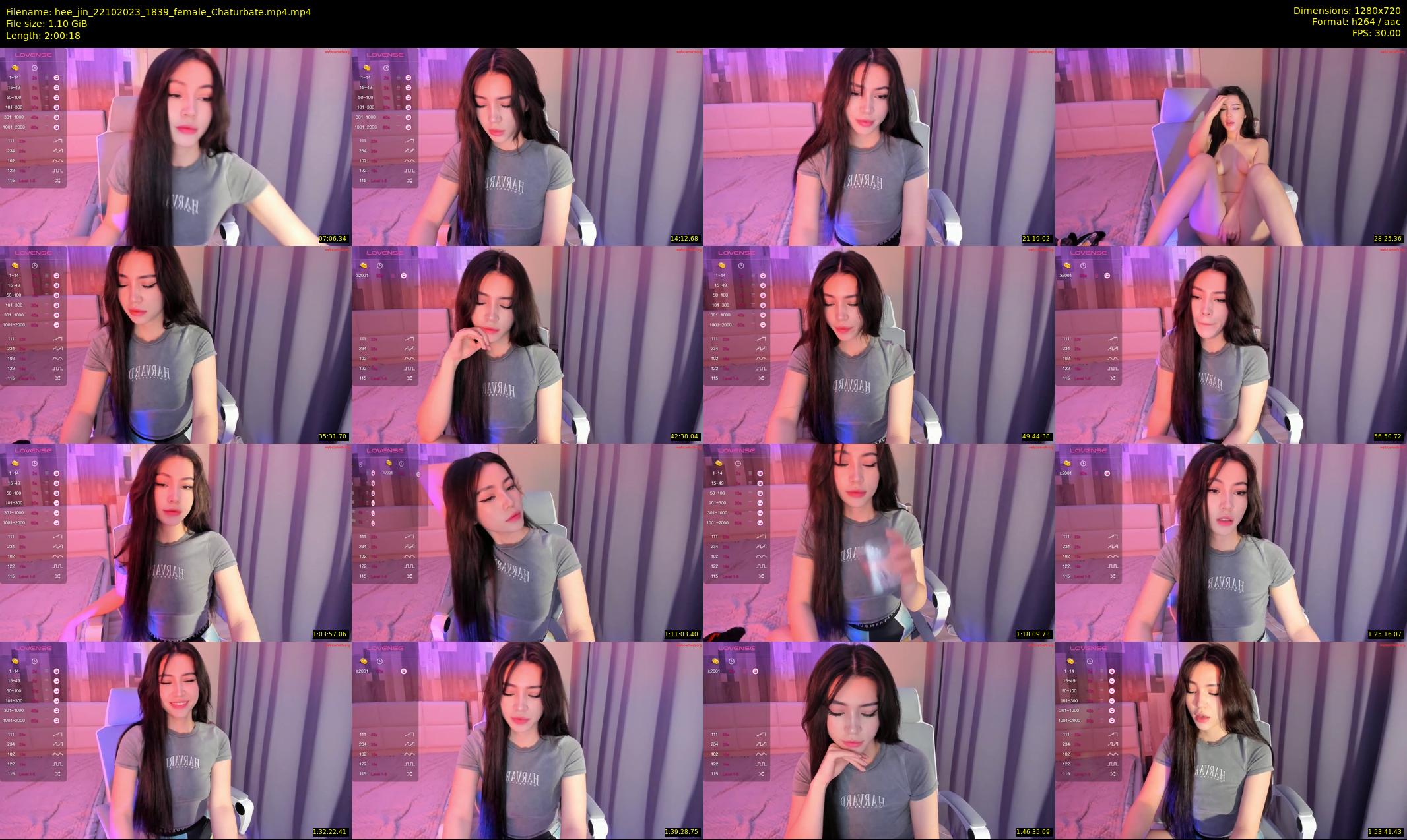 hee_jin — 121 minute Chaturbate female cam show recording, 720p, Oct 22, 2023