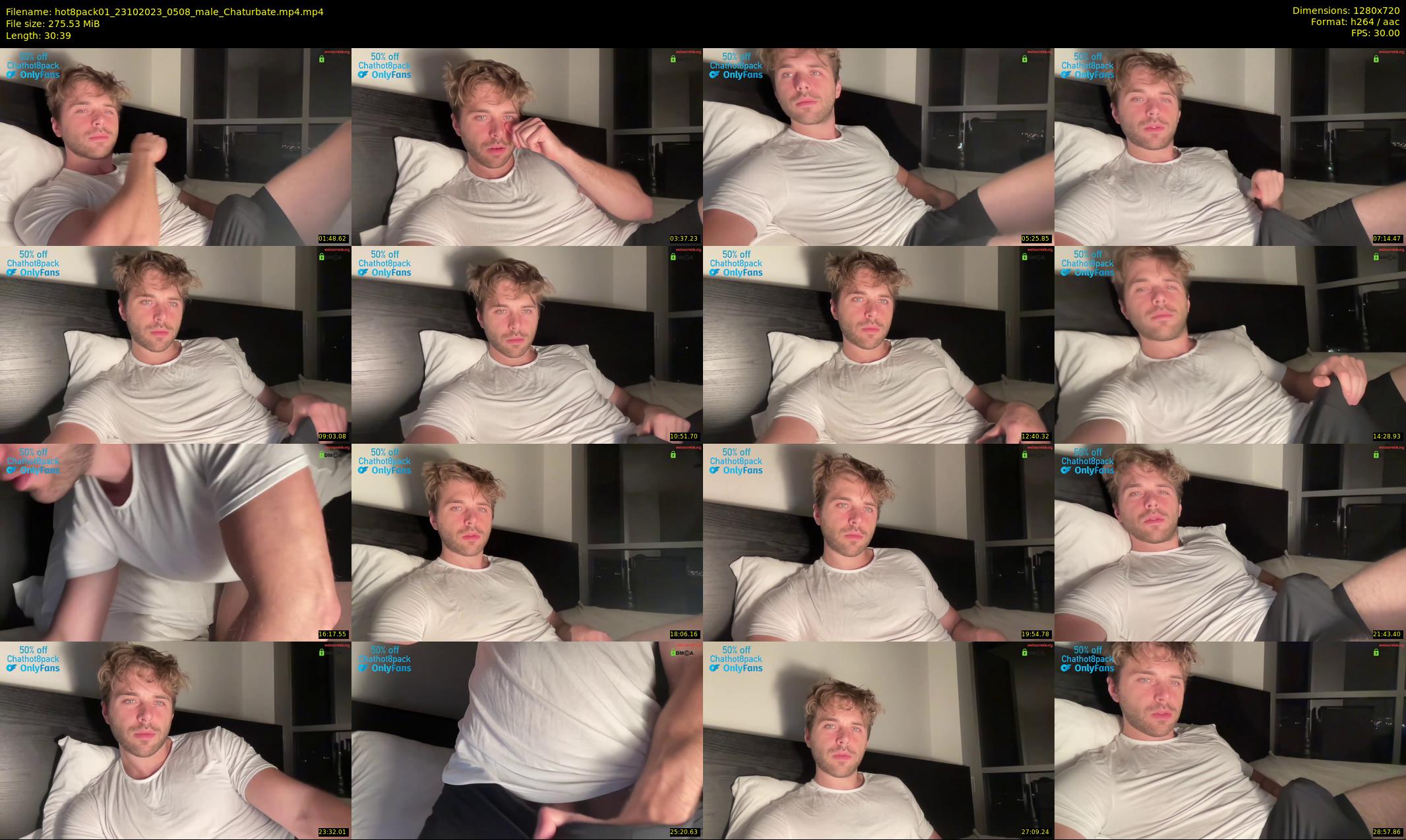 hot8pack01 — 31 minute Chaturbate male cam show recording, 720p, Oct 23, 2023