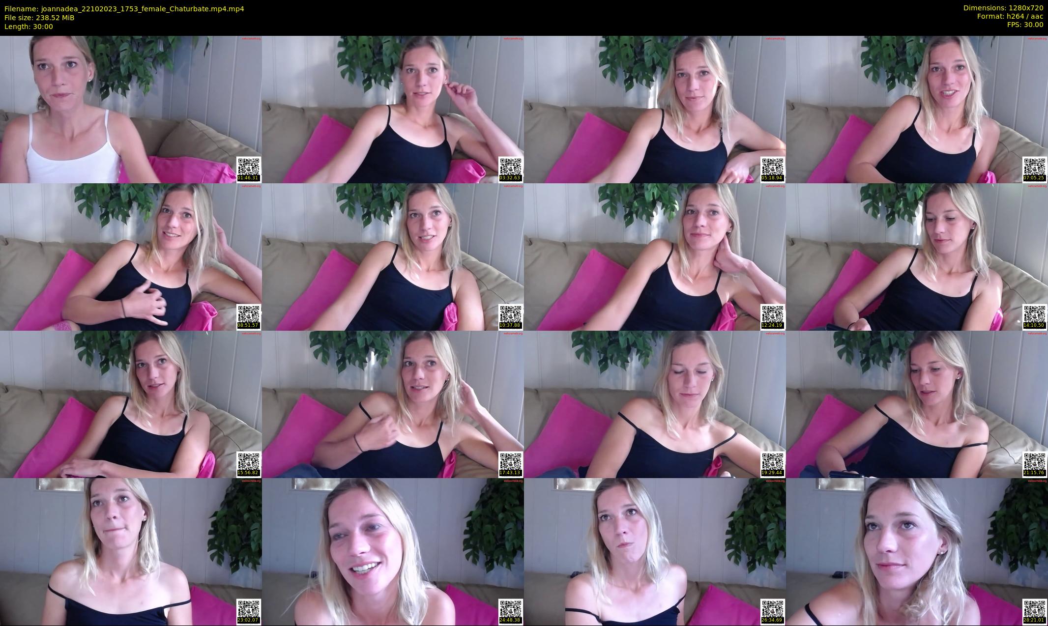 joannadea — 30 minute Chaturbate female cam show recording, 720p, Oct 22, 2023