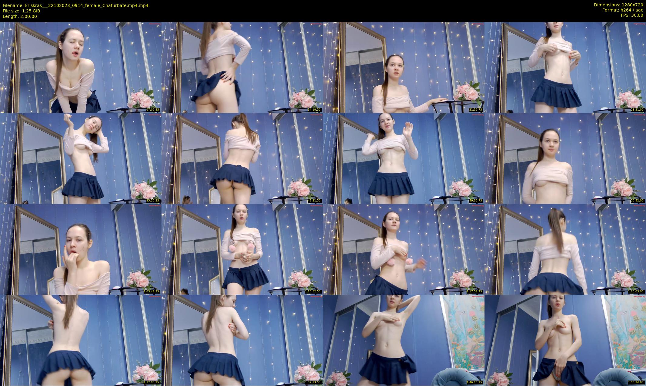 kriskras__ — 120 minute Chaturbate female cam show recording, 720p, Oct 22, 2023