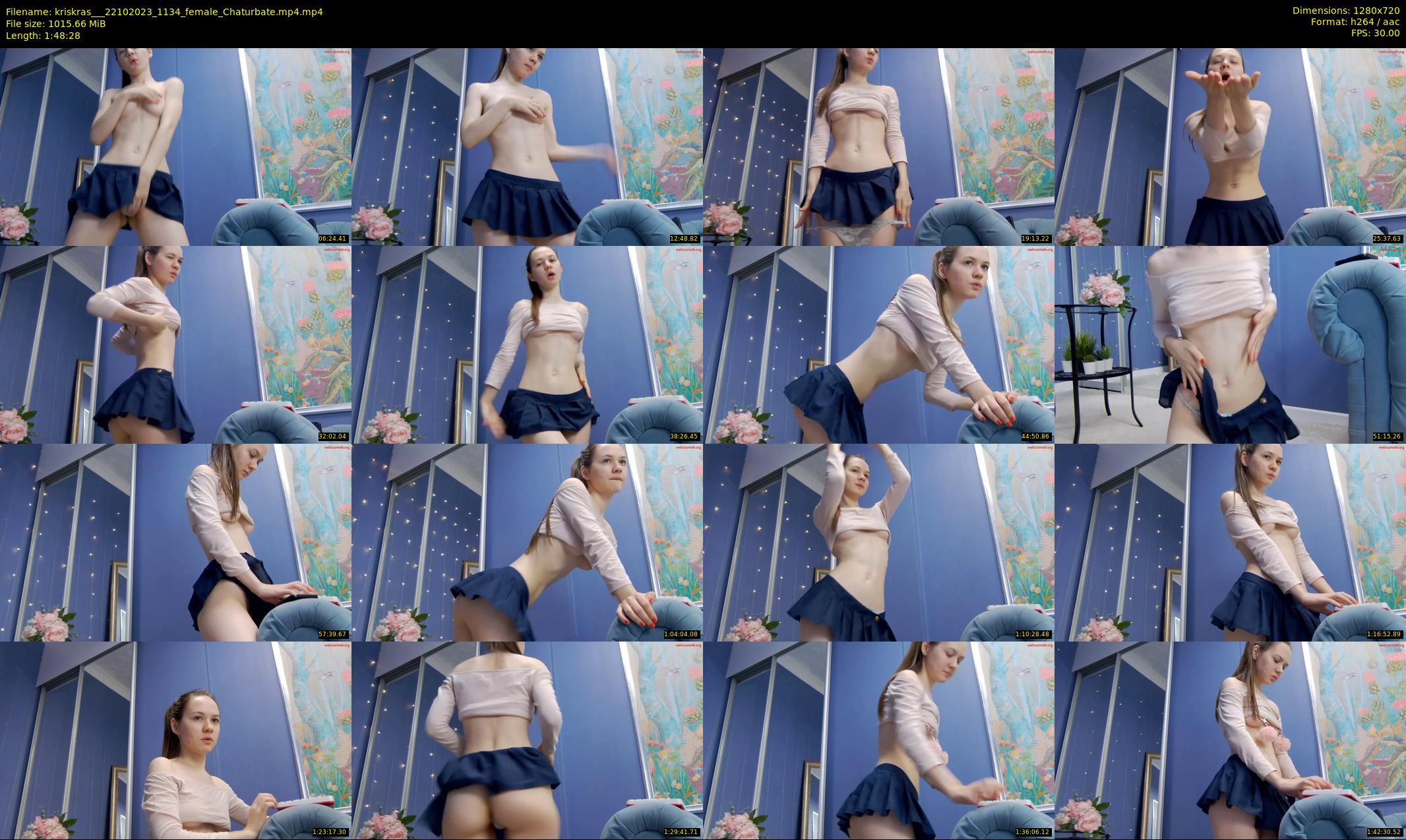 kriskras__ — 109 minute Chaturbate female cam show recording, 720p, Oct 22, 2023