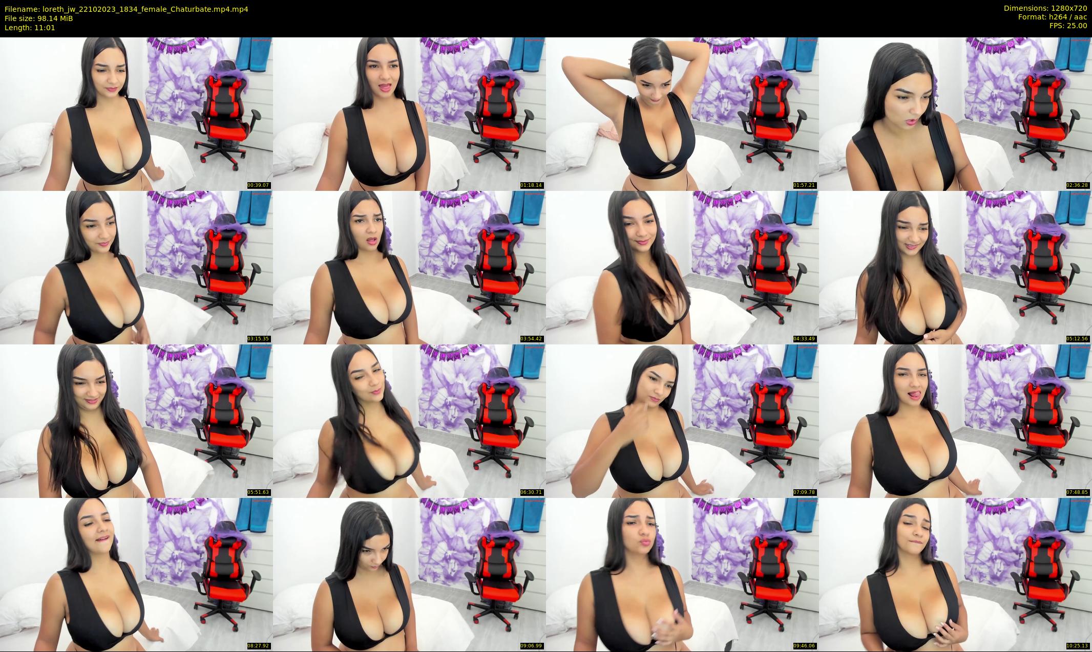 loreth_jw — 12 minute Chaturbate female cam show recording, 720p, Oct 22, 2023