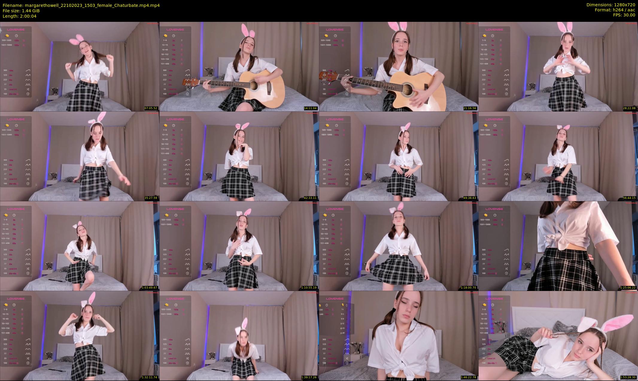 margarethowell — 121 minute Chaturbate female cam show recording, 720p, Oct 22, 2023