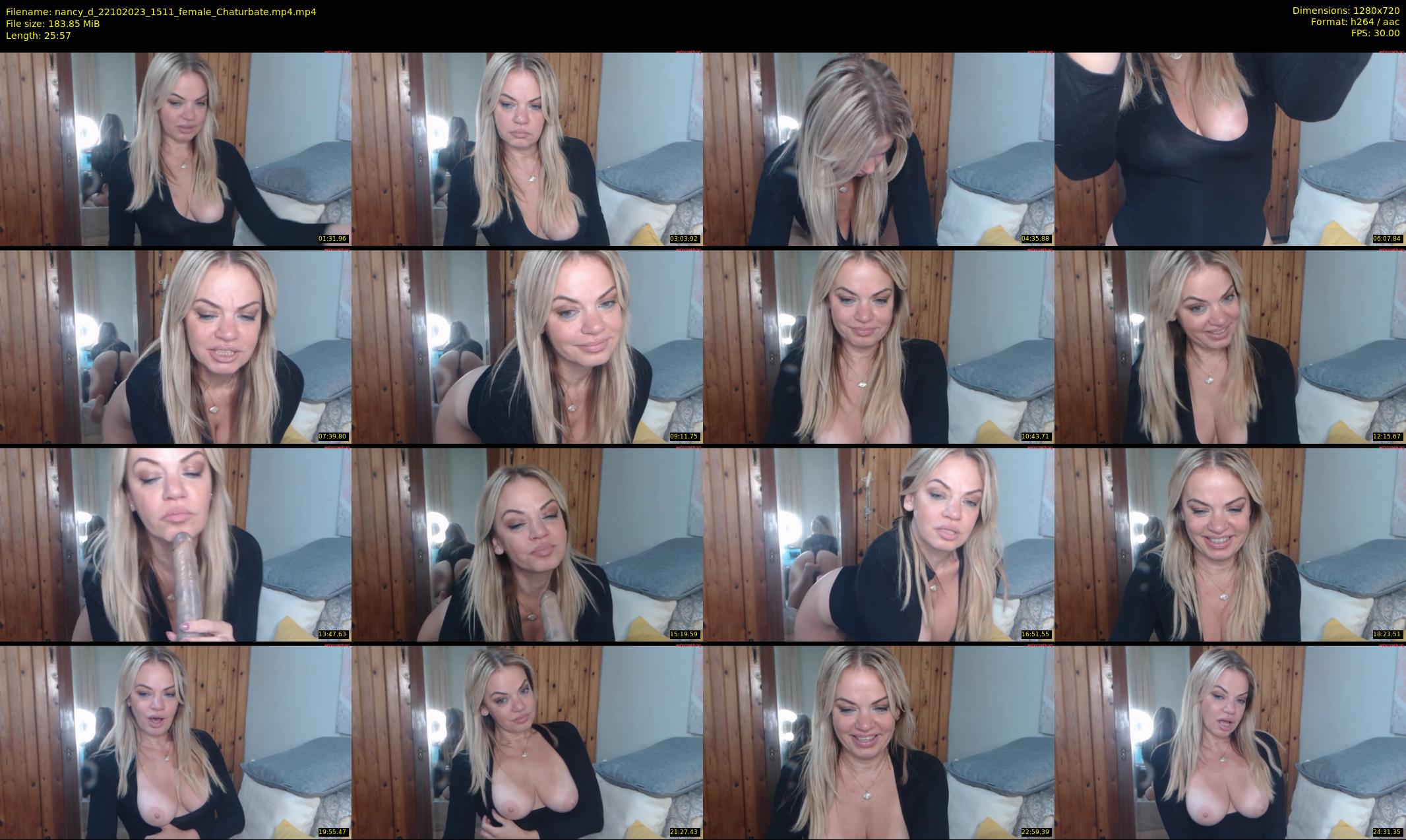 nancy_d — 26 minute Chaturbate female cam show recording, 720p, Oct 22, 2023