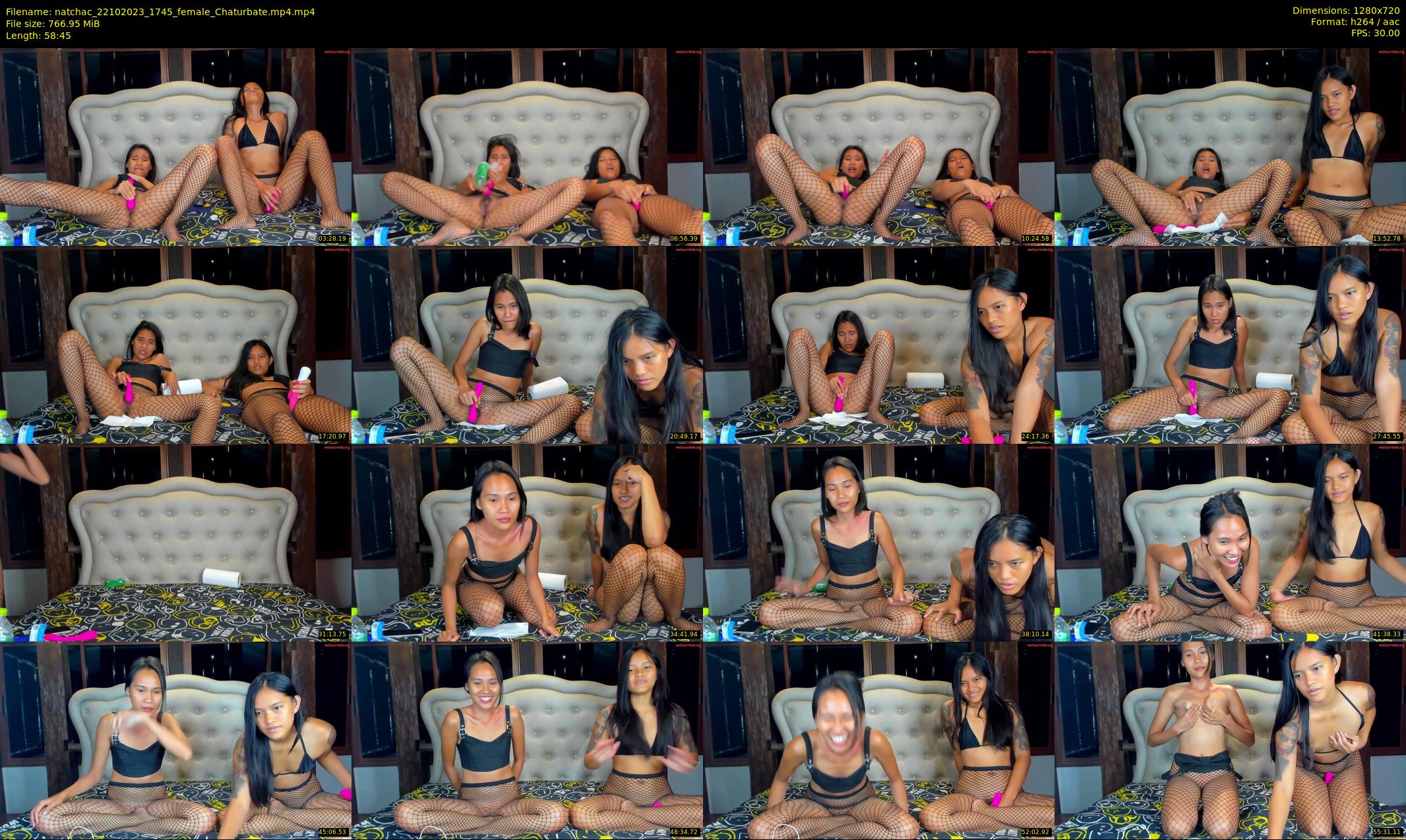 natchac — 59 minute Chaturbate female cam show recording, 720p, Oct 22, 2023