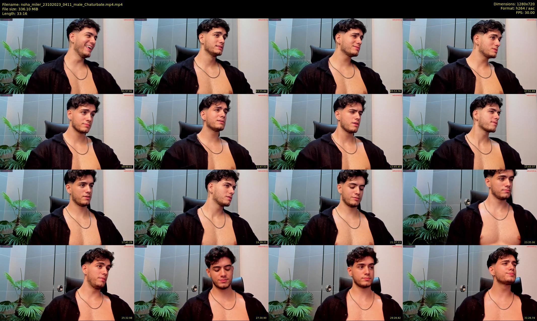 noha_miler — 34 minute Chaturbate male cam show recording, 720p, Oct 23, 2023