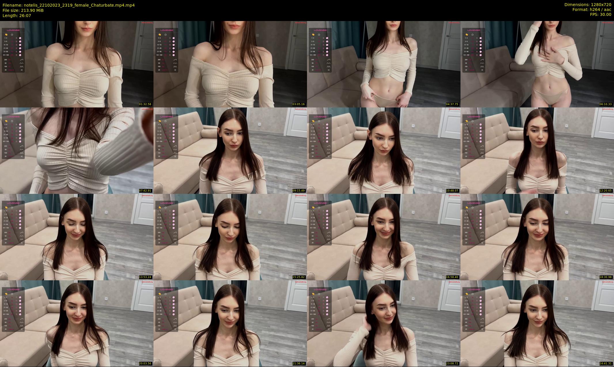 notelis — 27 minute Chaturbate female cam show recording, 720p, Oct 22, 2023