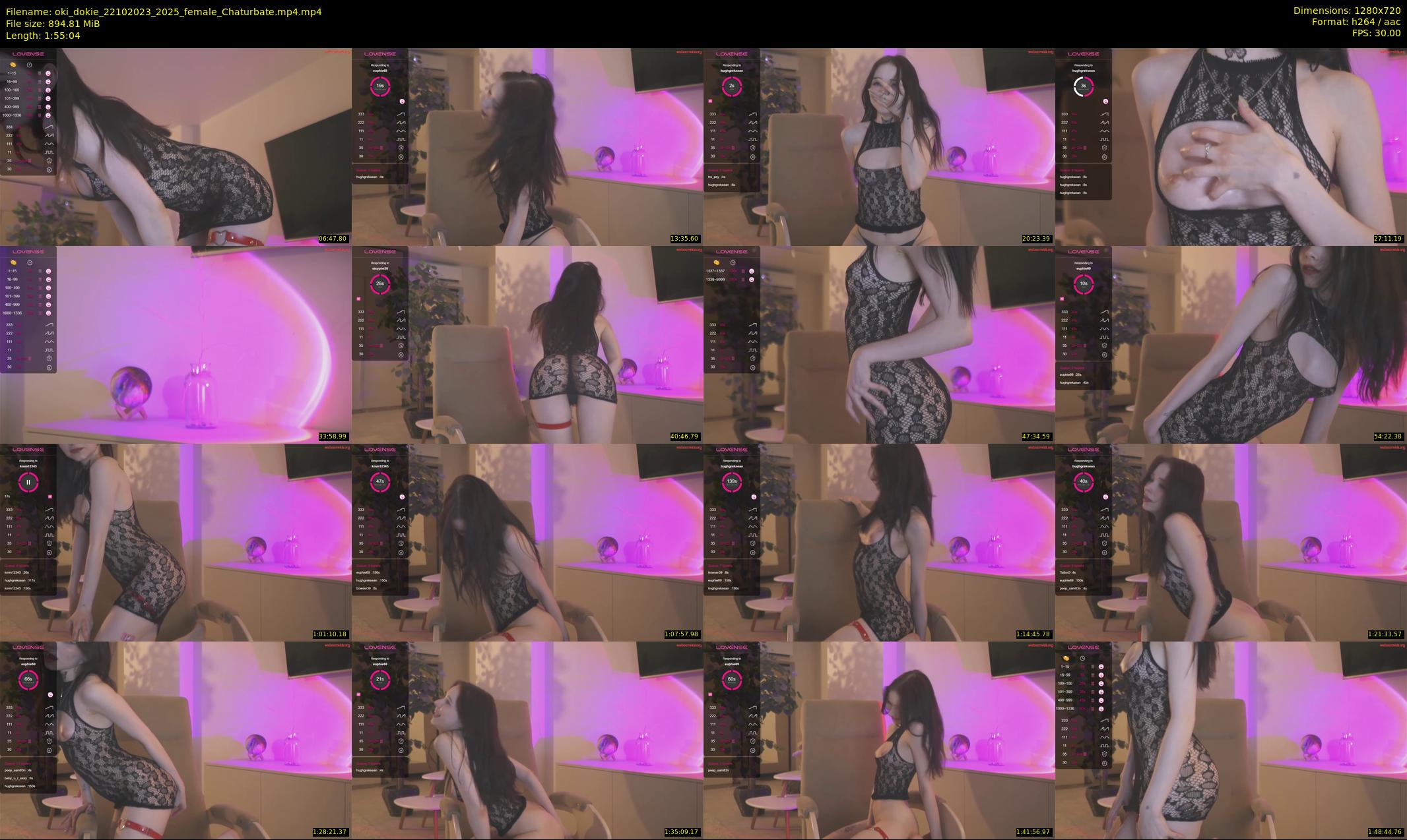 oki_dokie — 116 minute Chaturbate female cam show recording, 720p, Oct 22, 2023