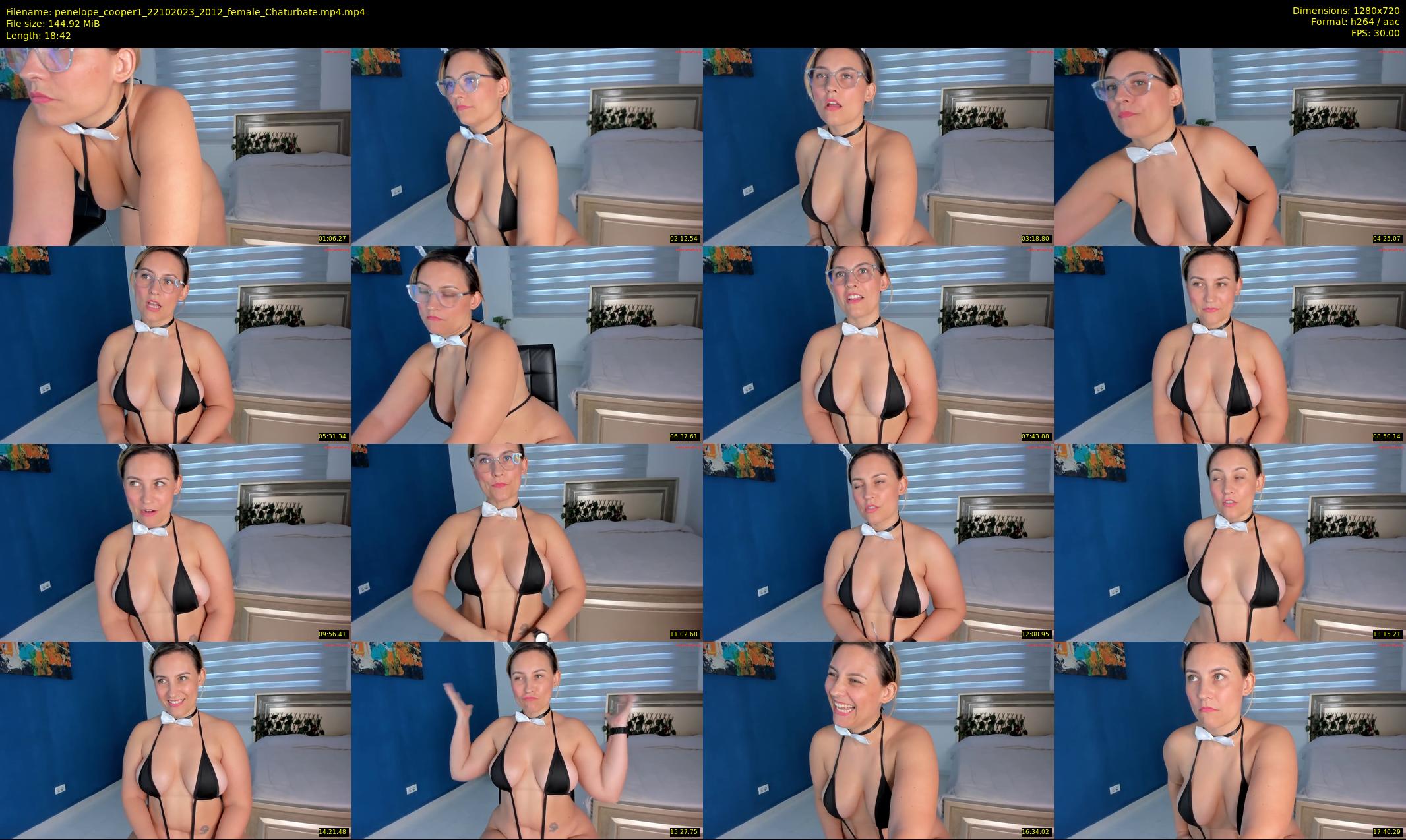 penelope_cooper1 — 19 minute Chaturbate female cam show recording, 720p, Oct 22, 2023
