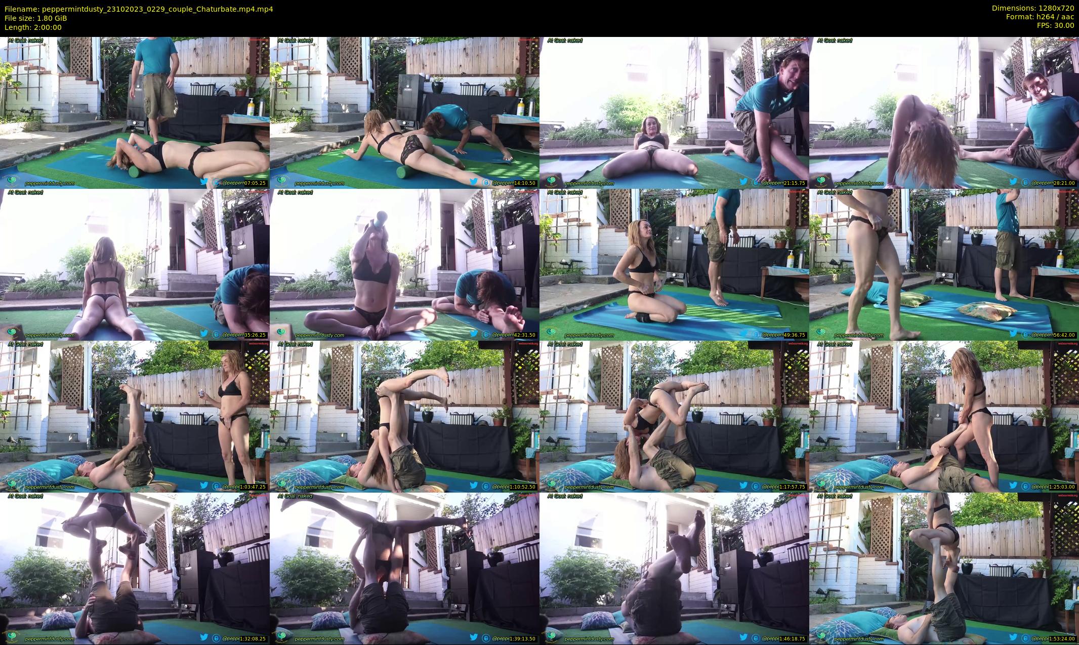 peppermintdusty — 120 minute Chaturbate couple cam show recording, 720p, Oct 23, 2023