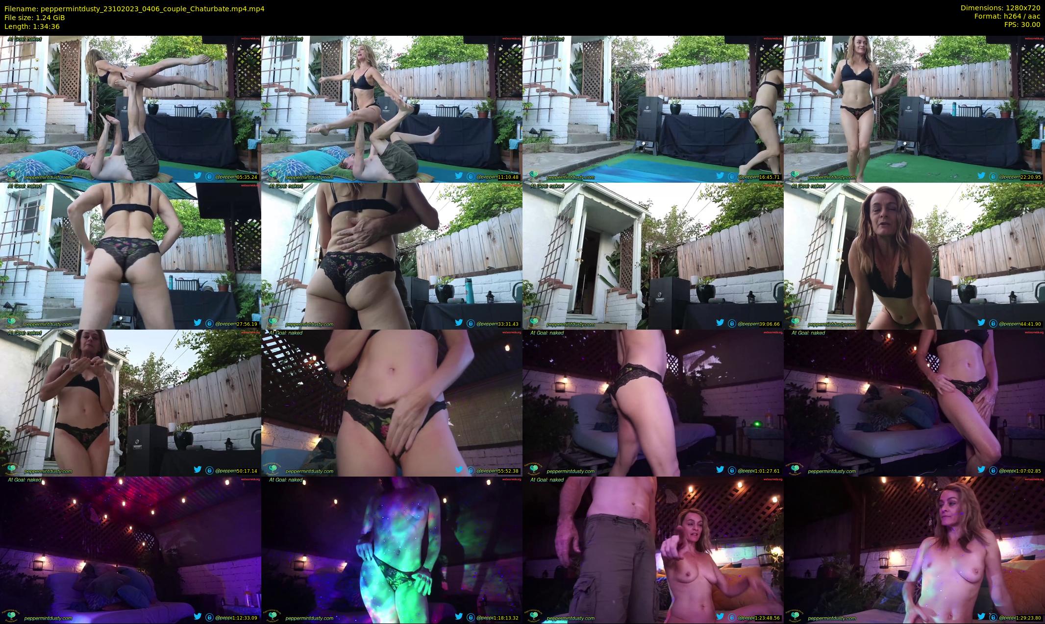 peppermintdusty — 95 minute Chaturbate couple cam show recording, 720p, Oct 23, 2023