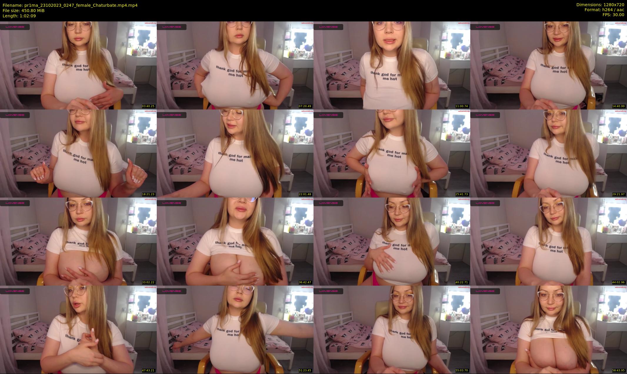 pr1ma — 63 minute Chaturbate female cam show recording, 720p, Oct 23, 2023