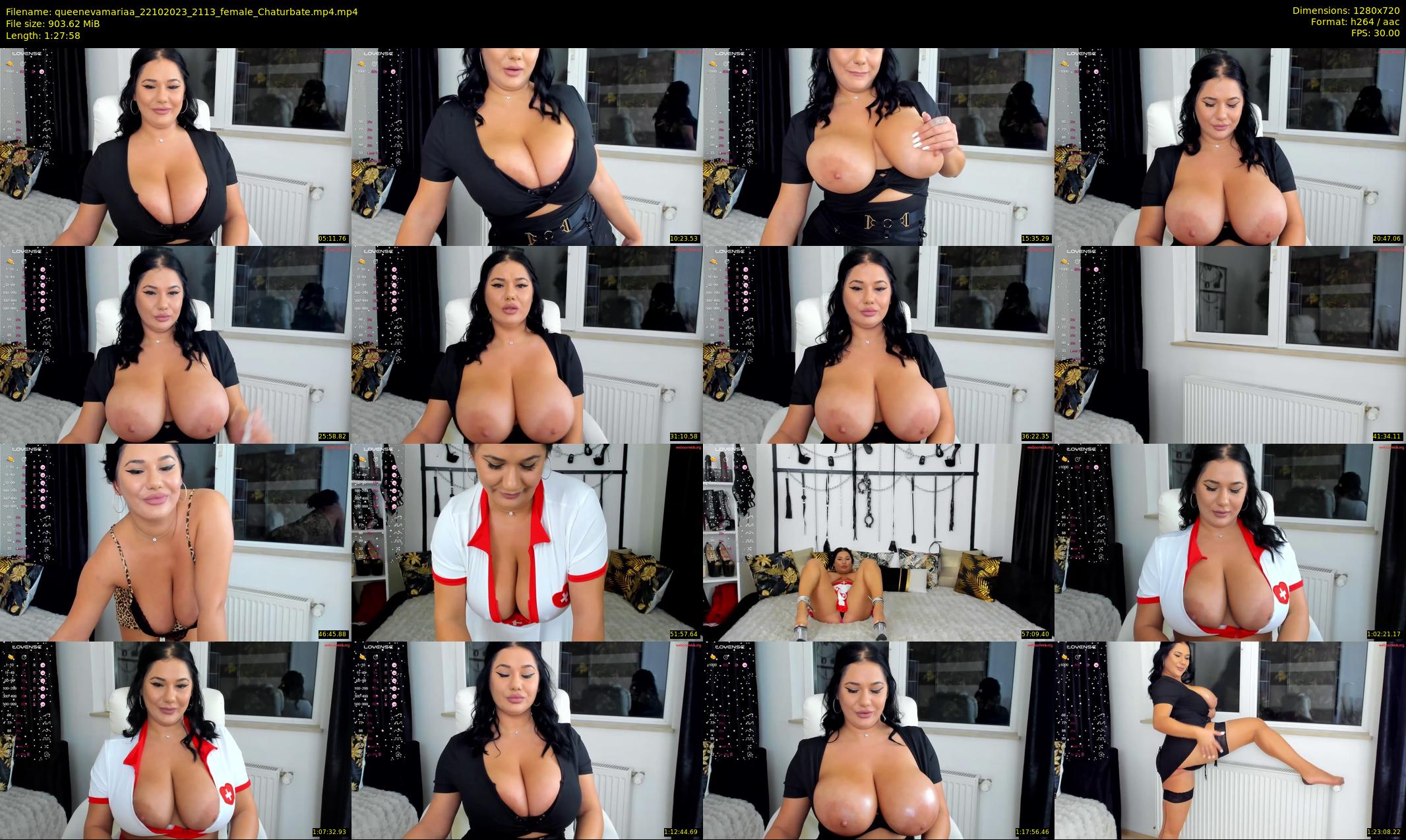 queenevamariaa — 88 minute Chaturbate female cam show recording, 720p, Oct 22, 2023