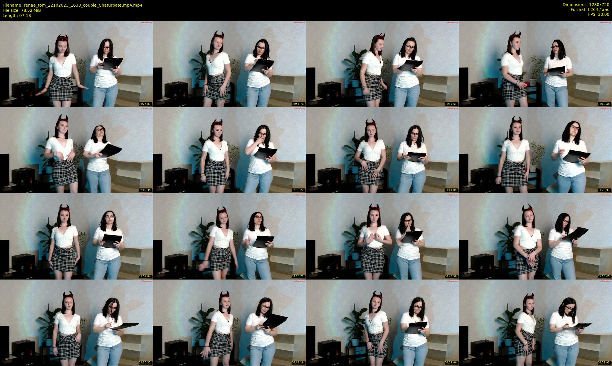 renae_tom — 8 minute Chaturbate couple cam show recording, 720p, Oct 22, 2023