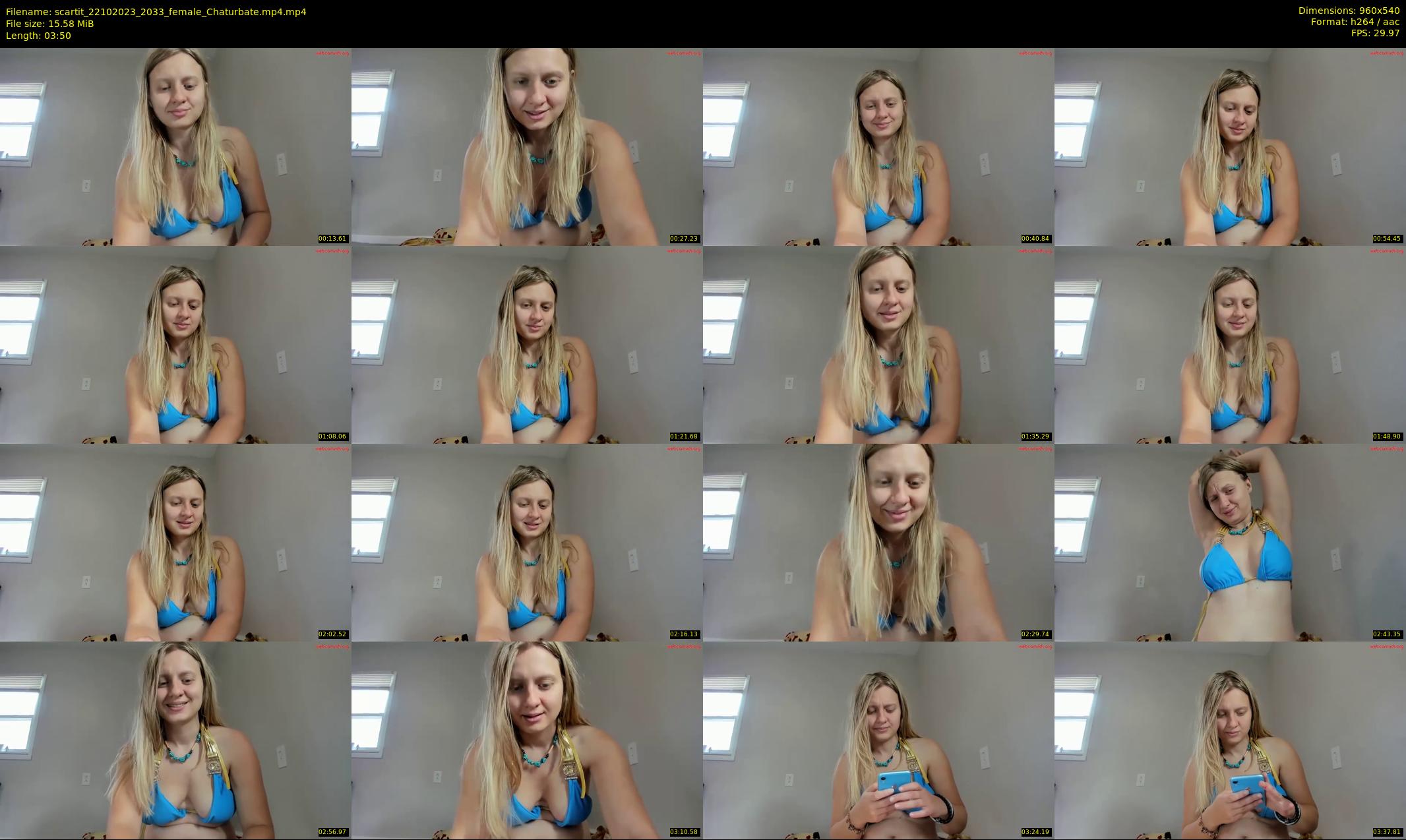 scartit — 4 minute Chaturbate female cam show recording, 480p, Oct 22, 2023