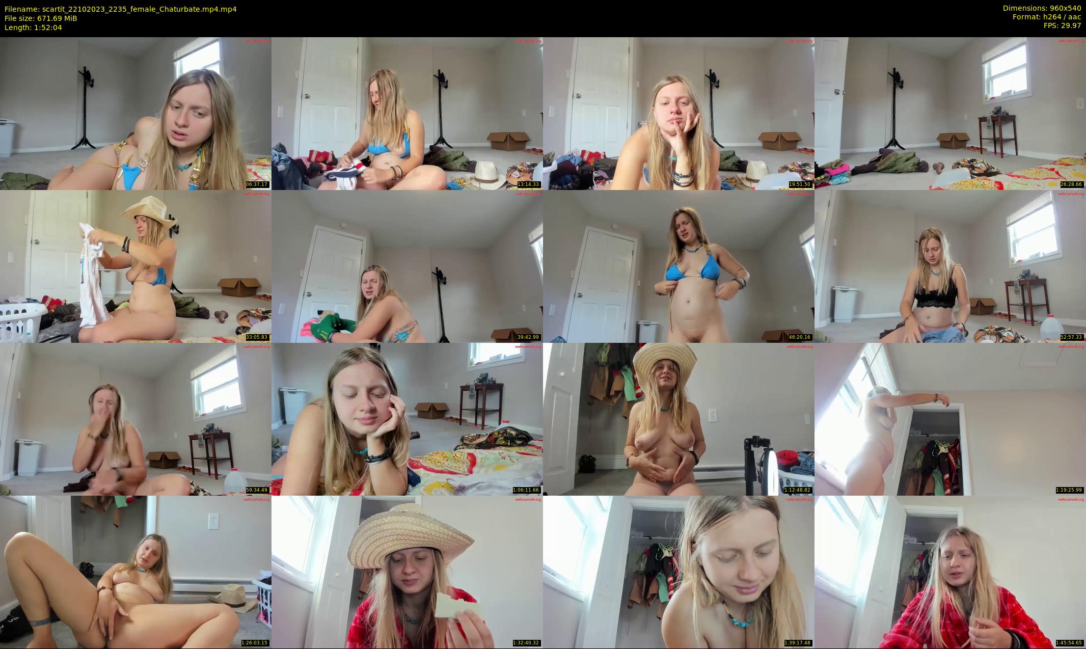 scartit — 113 minute Chaturbate female cam show recording, 480p, Oct 22, 2023