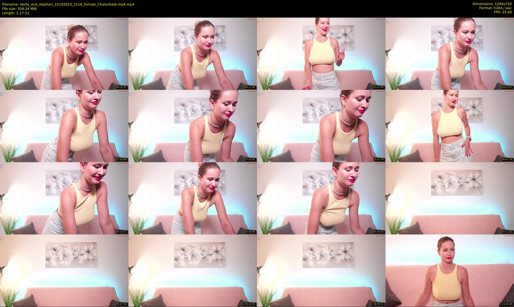 stella_and_stephan — 78 minute Chaturbate couple cam show recording, 720p, Oct 22, 2023