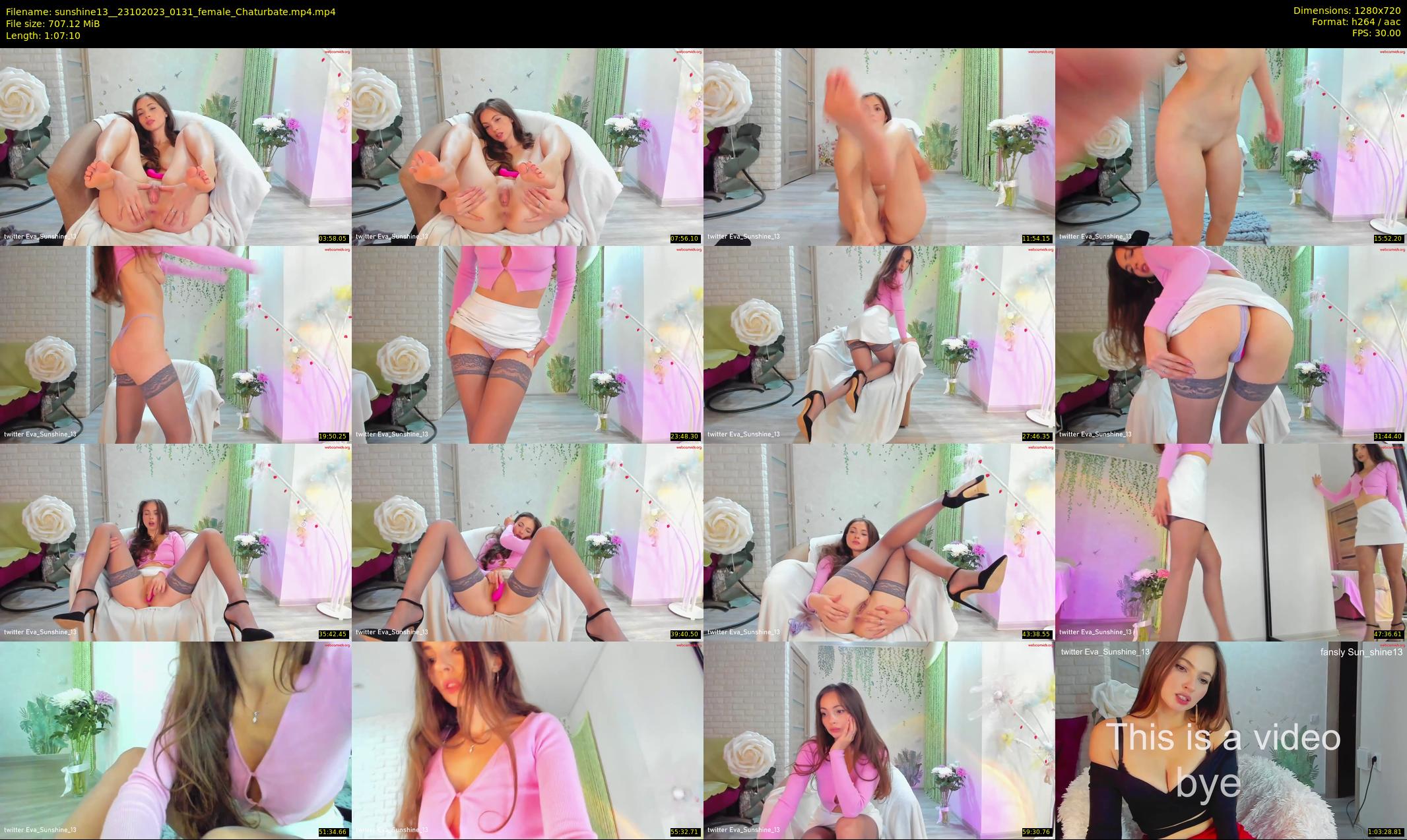 sunshine13_ — 68 minute Chaturbate female cam show recording, 720p, Oct 23, 2023