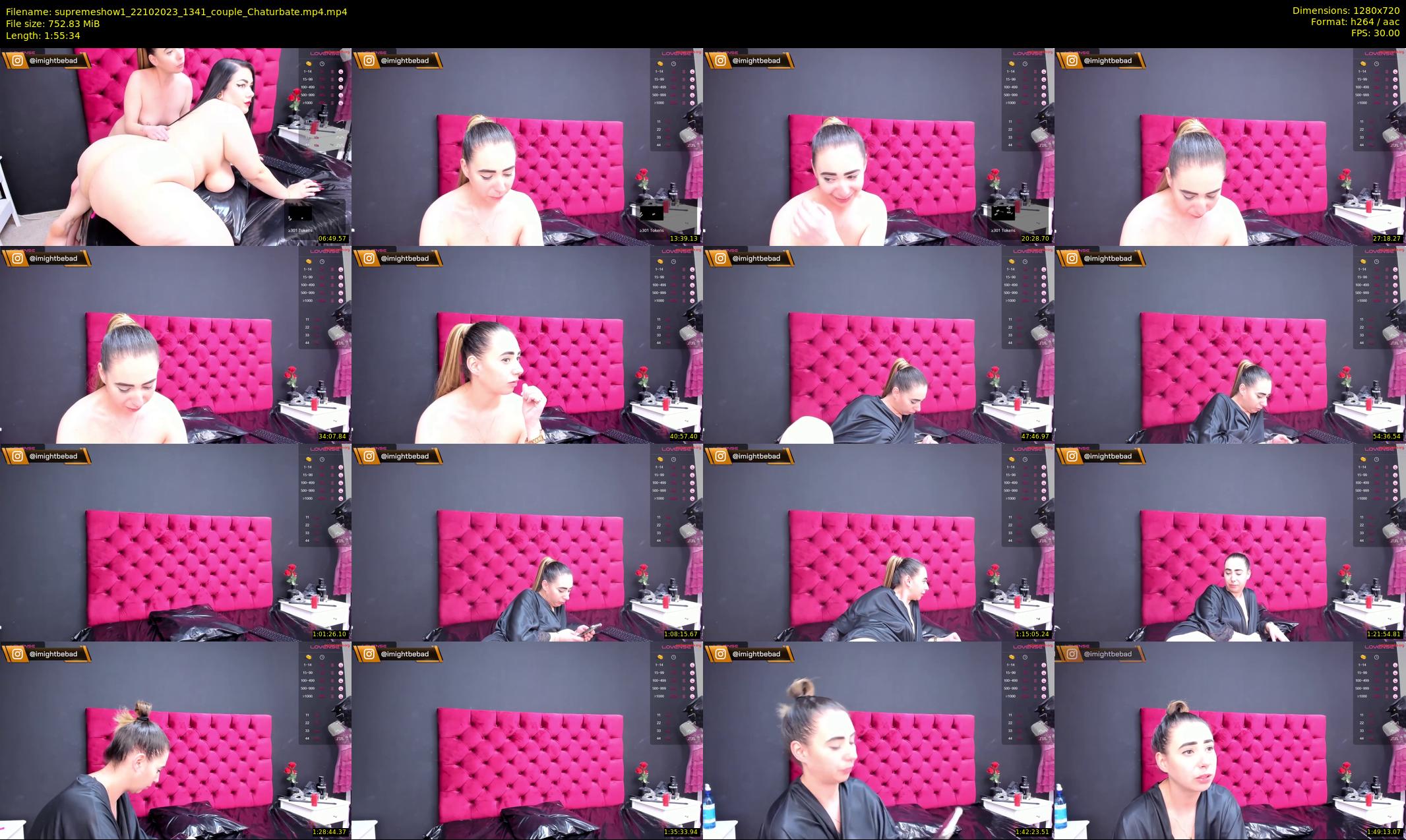 supremeshow1 — 116 minute Chaturbate couple cam show recording, 720p, Oct 22, 2023