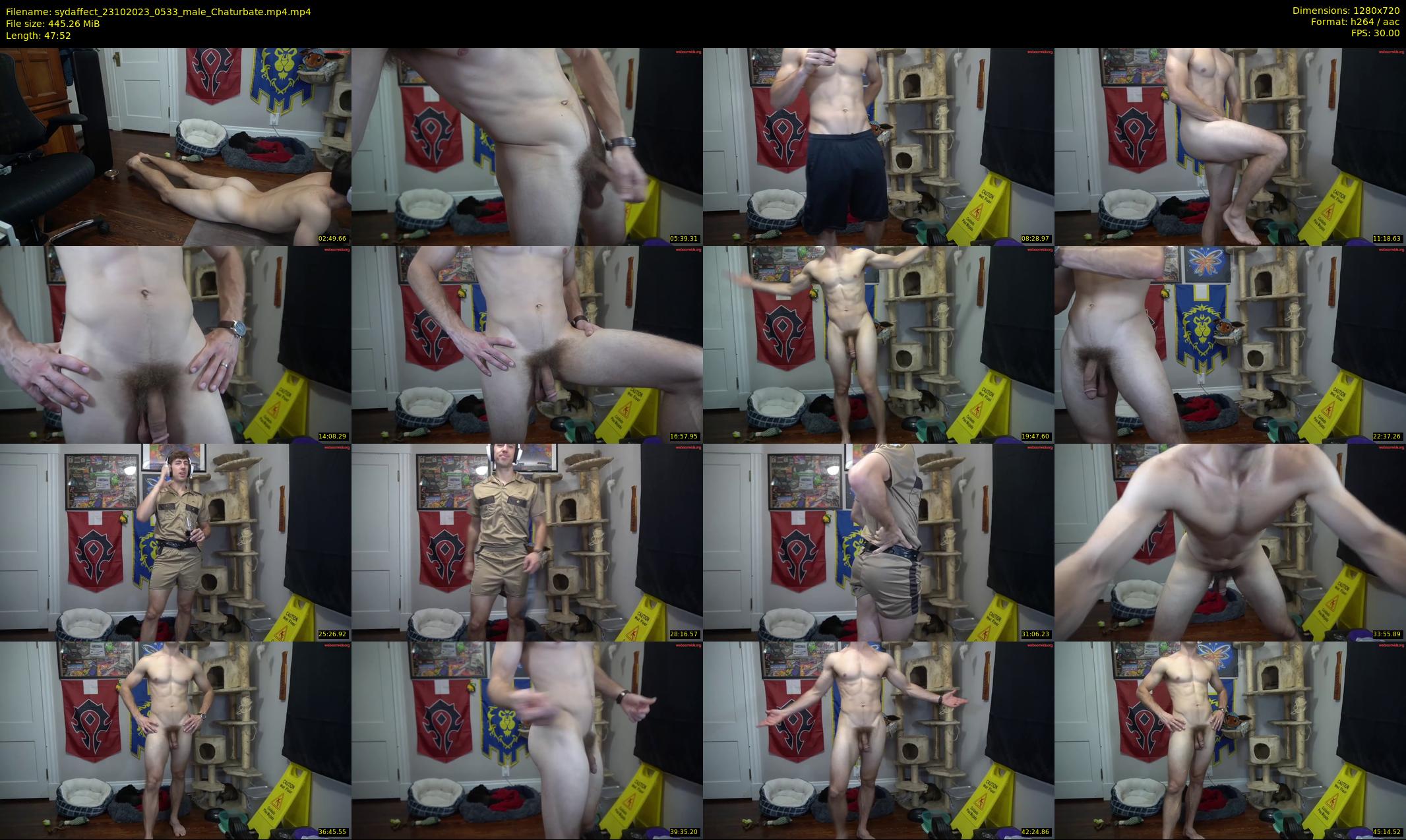 sydaffect — 48 minute Chaturbate male cam show recording, 720p, Oct 23, 2023