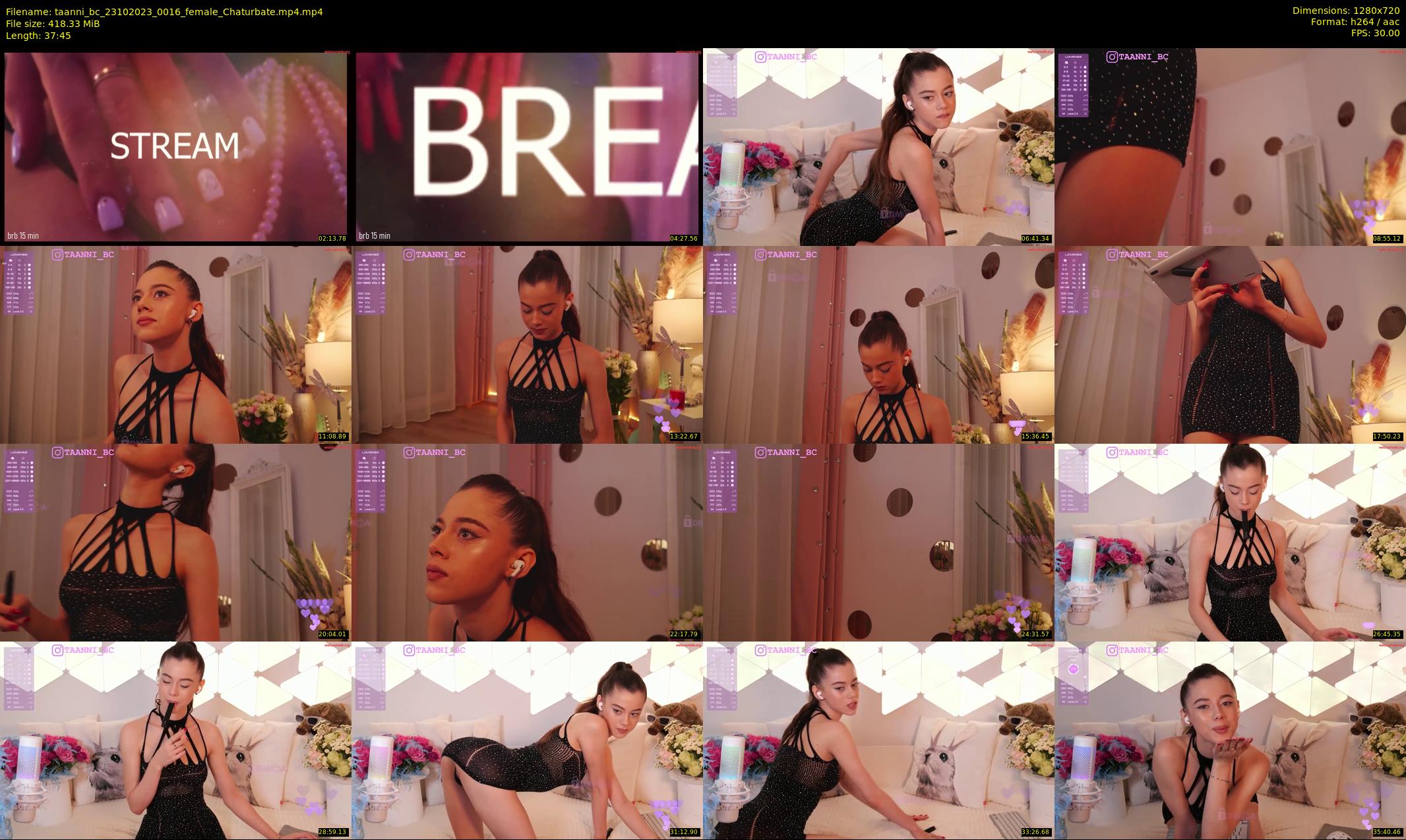 taanni_bc — 38 minute Chaturbate female cam show recording, 720p, Oct 23, 2023