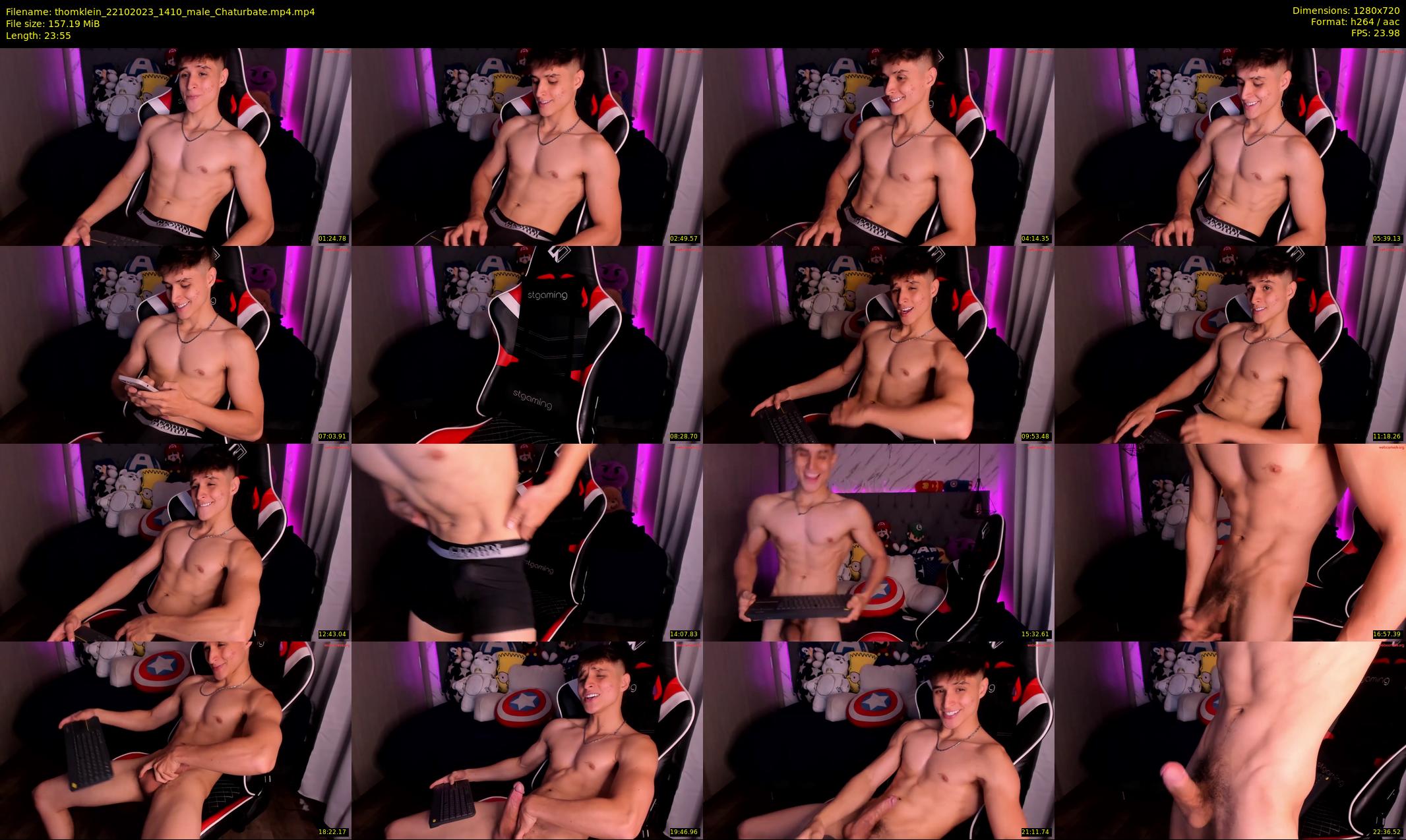 thomklein — 24 minute Chaturbate male cam show recording, 720p, Oct 22, 2023