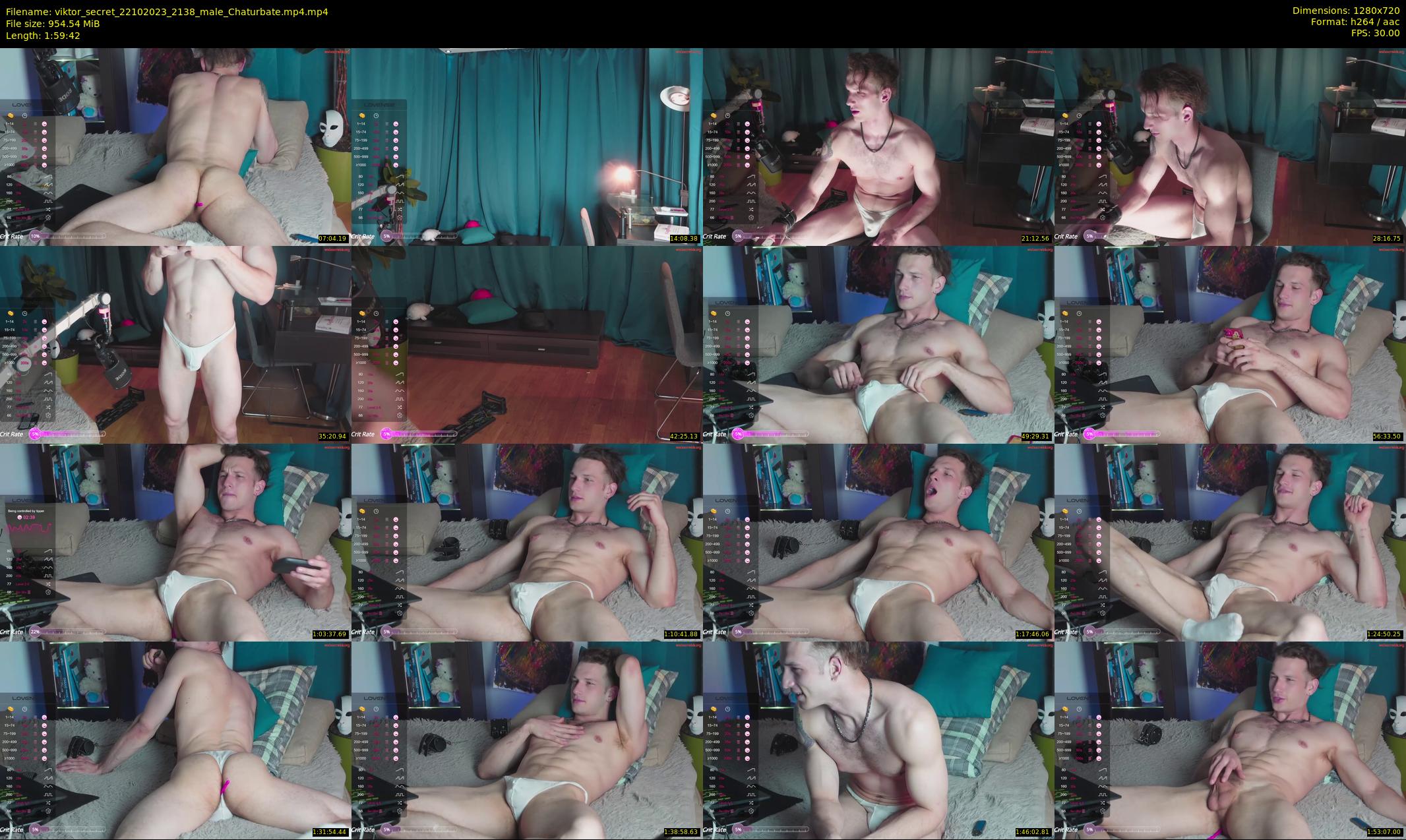 viktor_secret — 120 minute Chaturbate male cam show recording, 720p, Oct 22, 2023