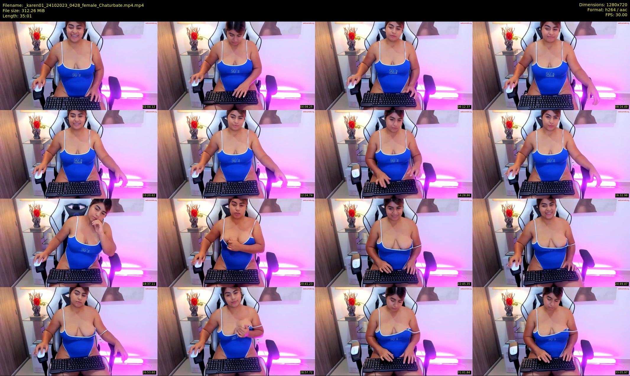 _karen01 — 36 minute Chaturbate female cam show recording, 720p, Oct 24, 2023