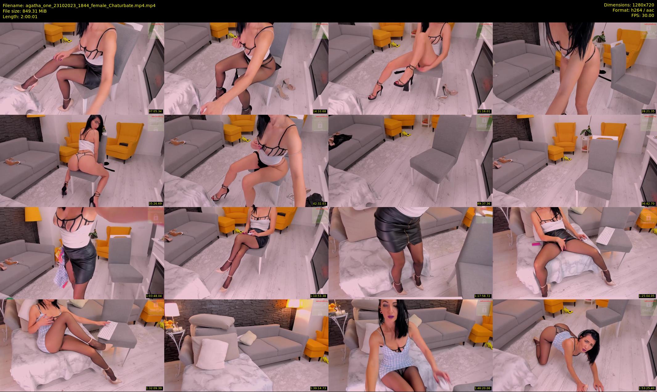 agatha_one — 121 minute Chaturbate female cam show recording, 720p, Oct 23, 2023