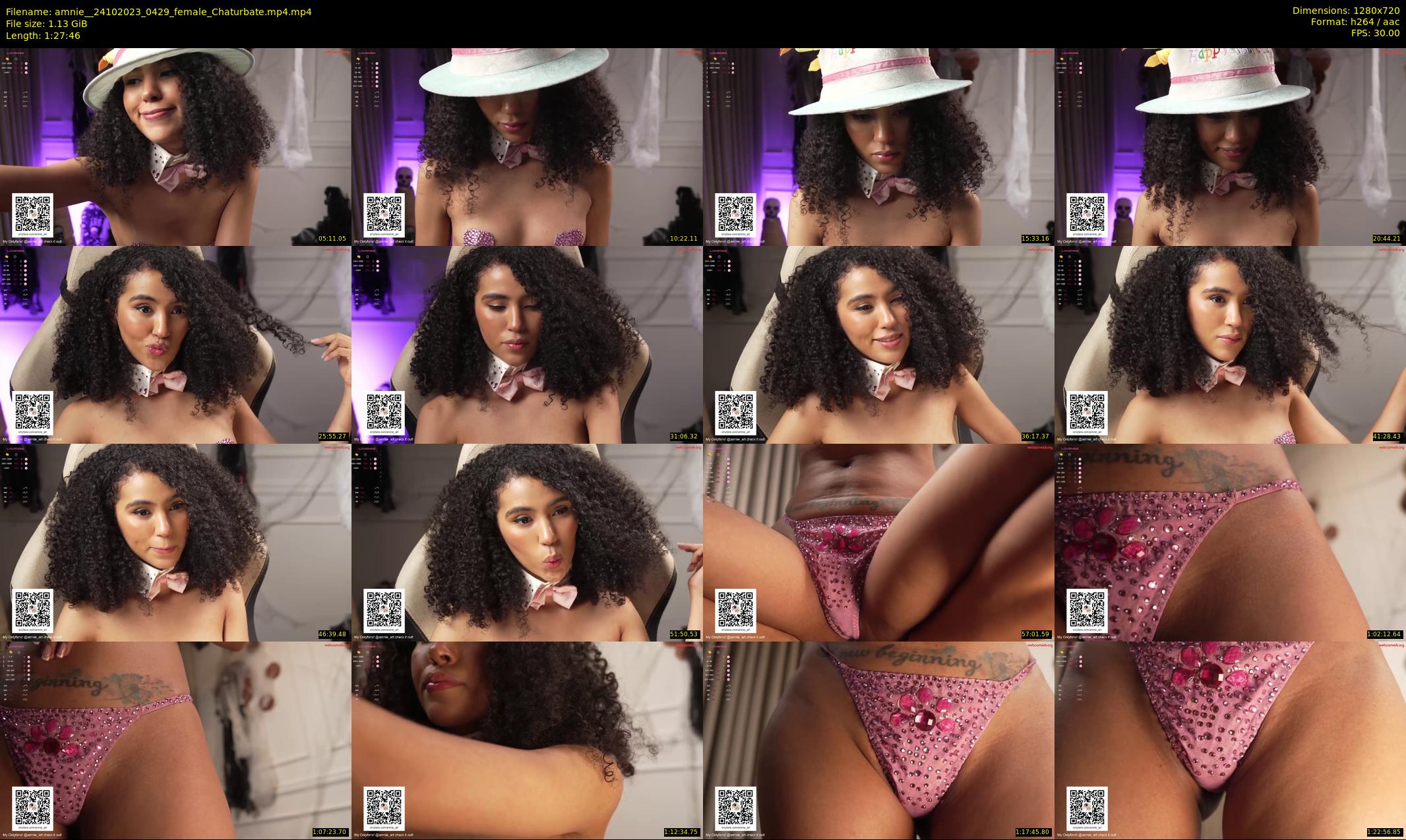 amnie_ — 88 minute Chaturbate female cam show recording, 720p, Oct 24, 2023