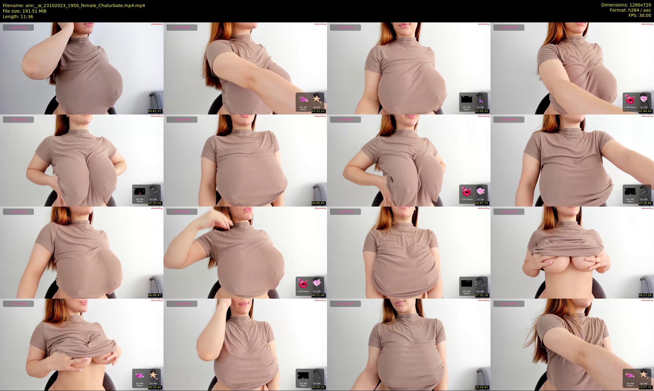 ann__w — 12 minute Chaturbate female cam show recording, 720p, Oct 23, 2023