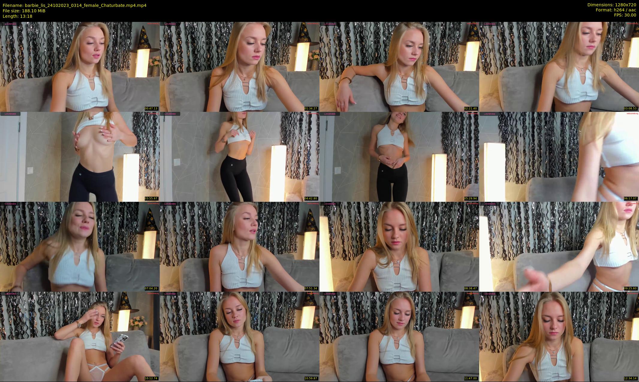 barbie_lis — 14 minute Chaturbate female cam show recording, 720p, Oct 24, 2023