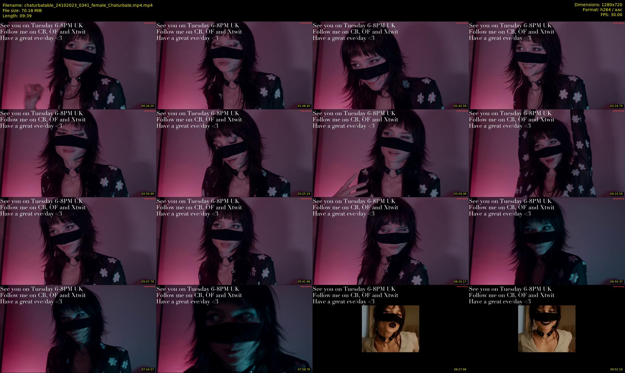 chaturbatable — 10 minute Chaturbate couple cam show recording, 720p, Oct 24, 2023