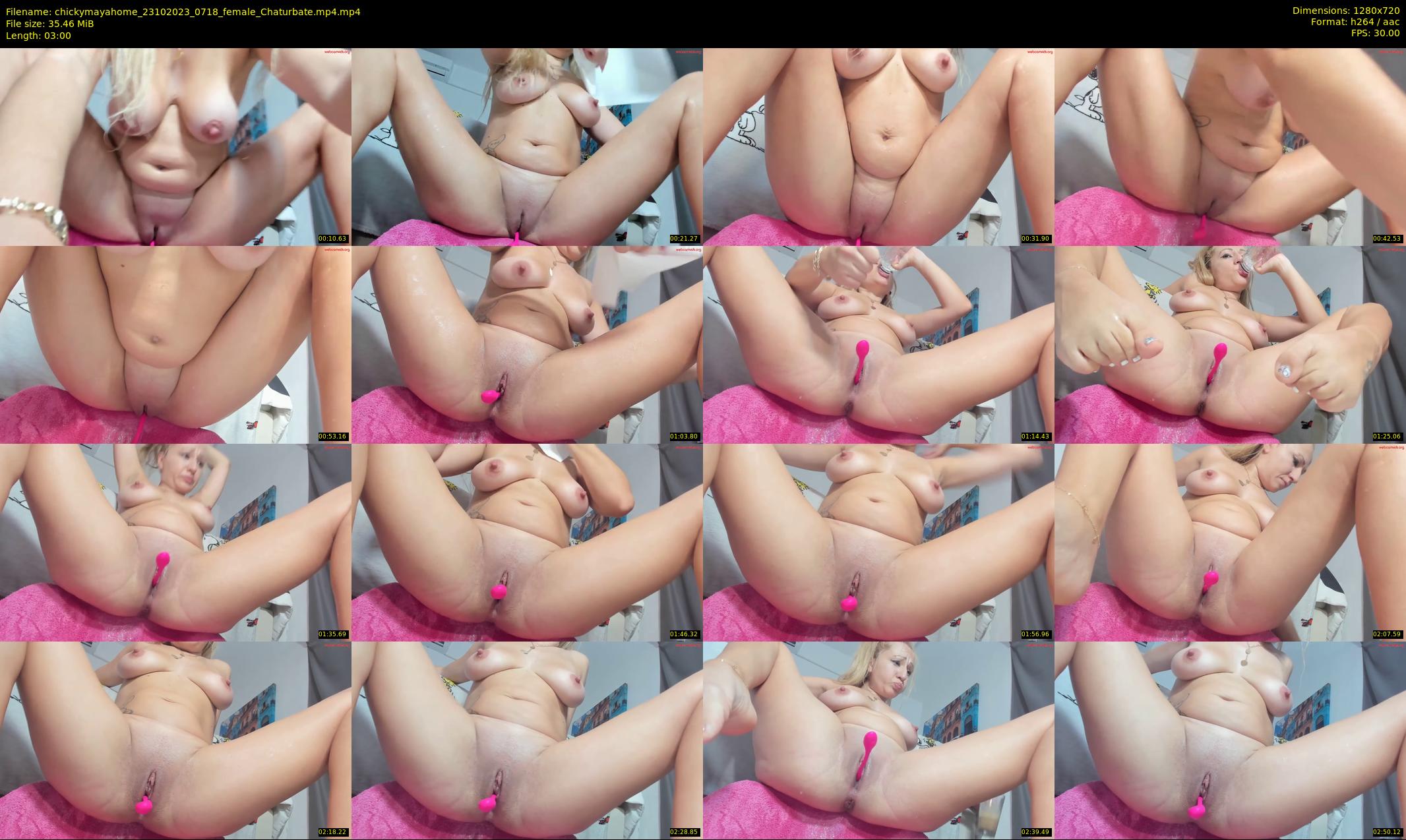 chickymayahome — 3 minute Chaturbate female cam show recording, 720p, Oct 23, 2023