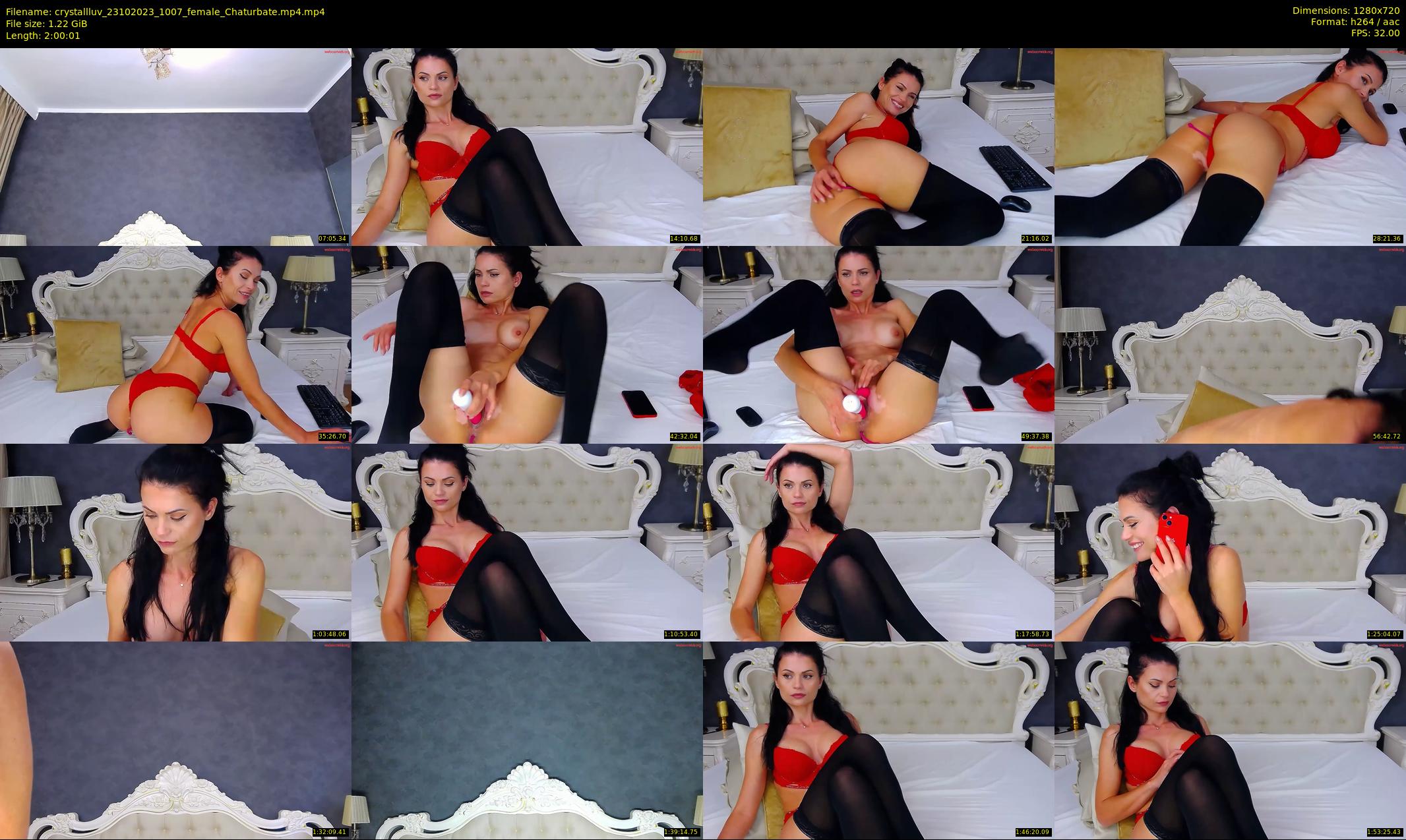 crystallluv — 121 minute Chaturbate female cam show recording, 720p, Oct 23, 2023