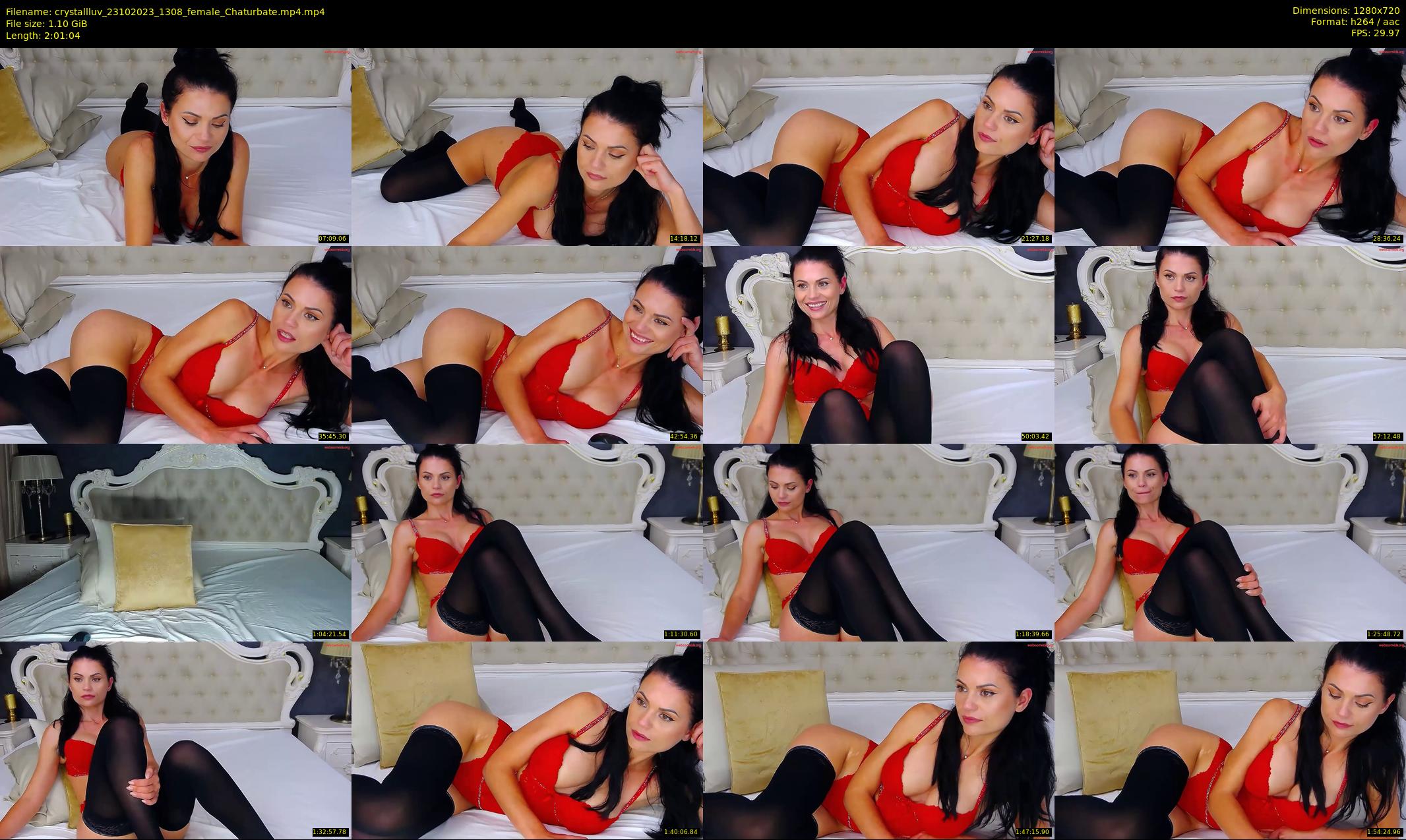 crystallluv — 122 minute Chaturbate female cam show recording, 720p, Oct 23, 2023