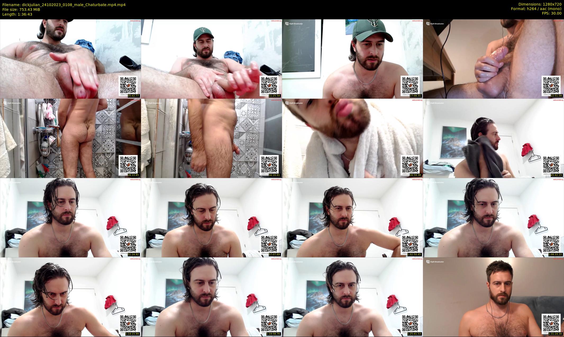 dickjulian — 97 minute Chaturbate male cam show recording, 720p, Oct 24, 2023