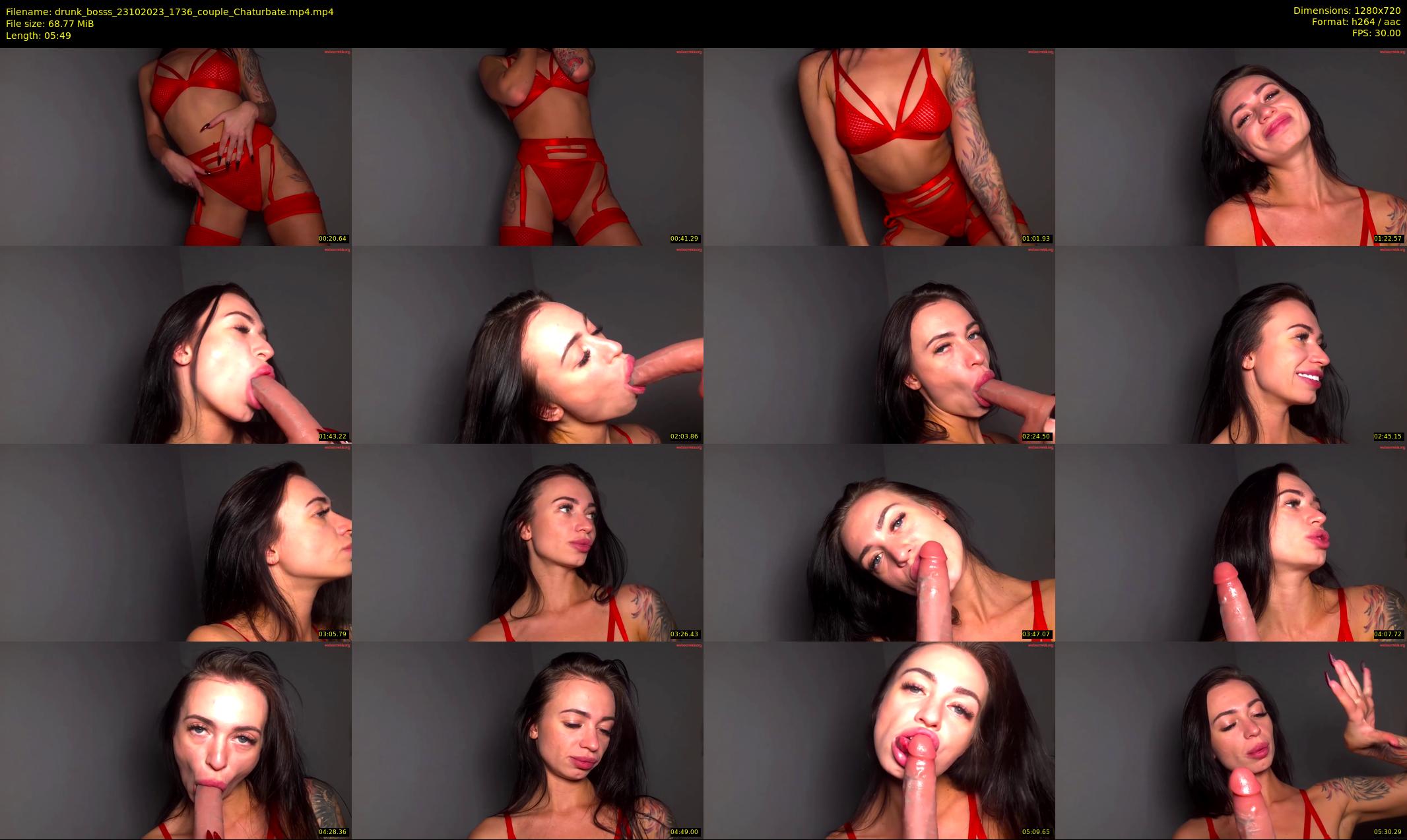 drunk_bosss — 6 minute Chaturbate couple cam show recording, 720p, Oct 23, 2023