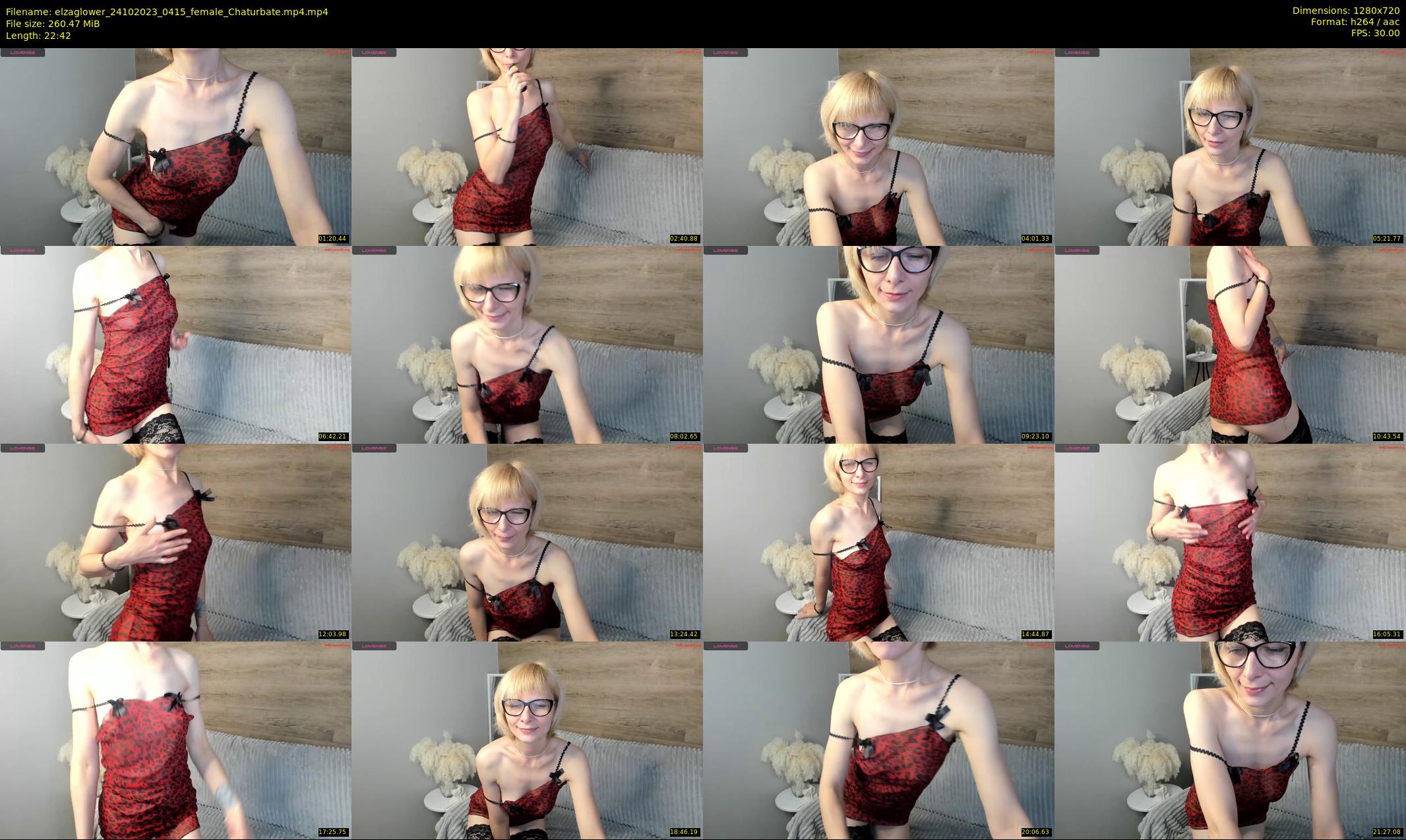 elzaglower — 23 minute Chaturbate female cam show recording, 720p, Oct 24, 2023