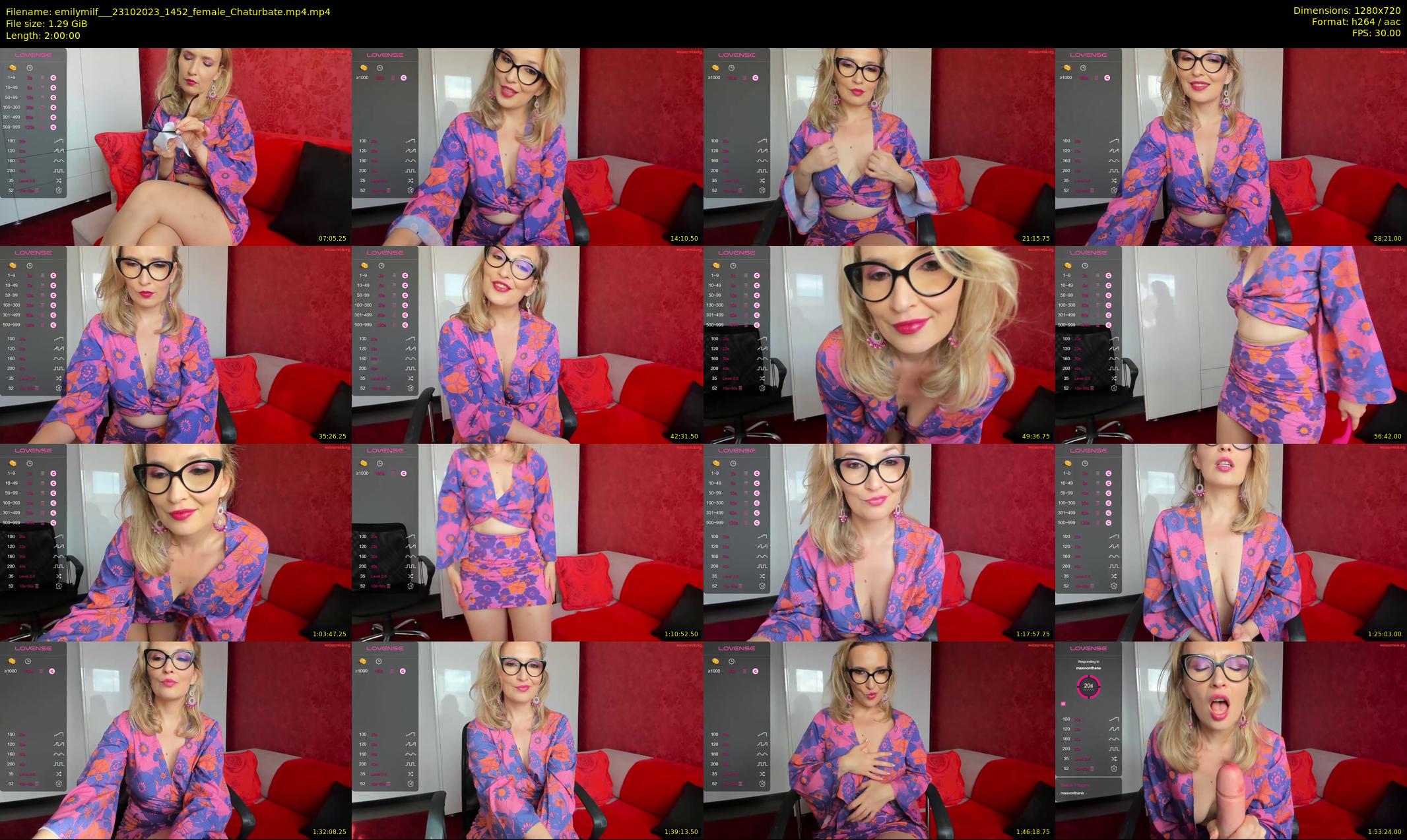 emilymilf__ — 120 minute Chaturbate female cam show recording, 720p, Oct 23, 2023