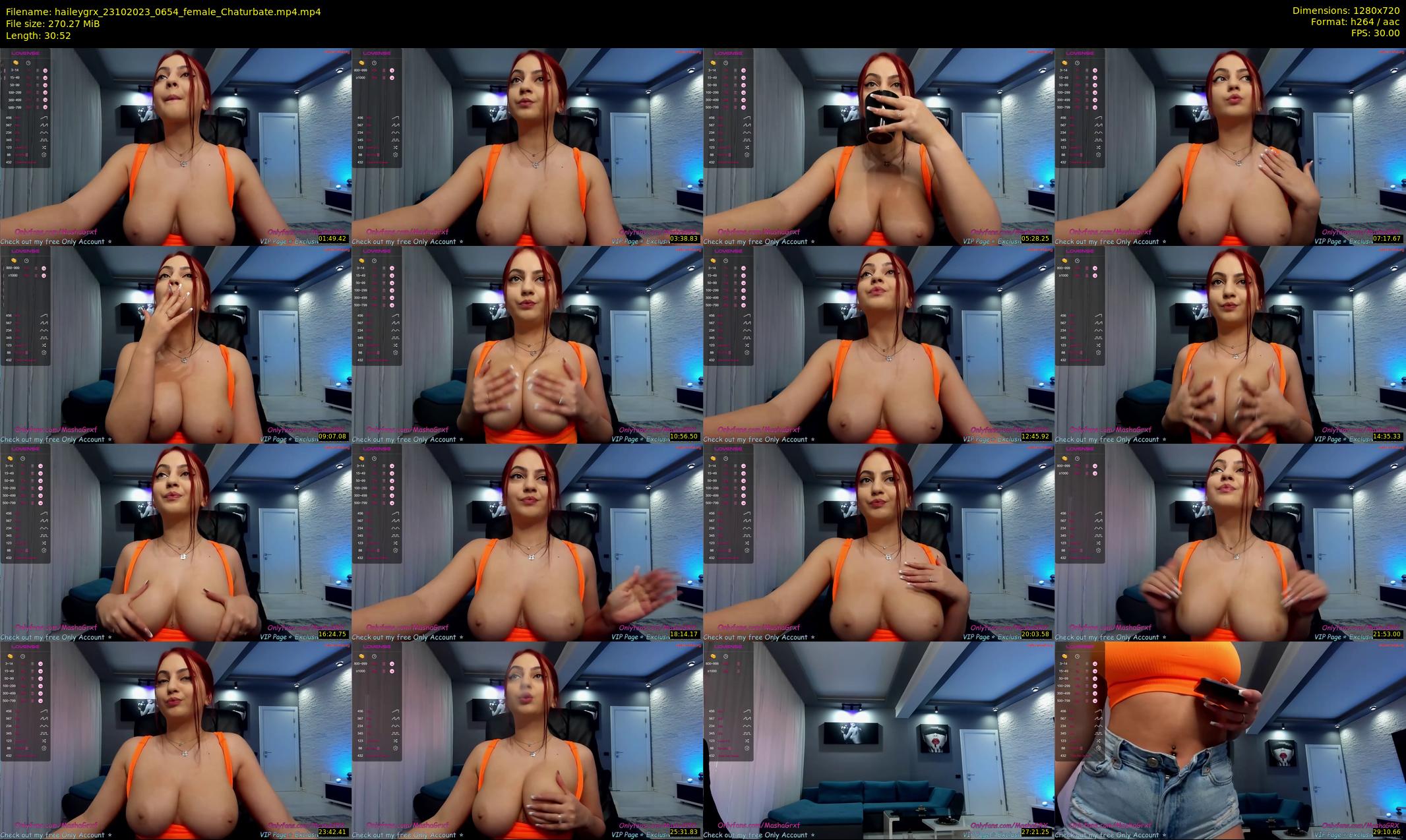 haileygrx — 31 minute Chaturbate female cam show recording, 720p, Oct 23, 2023