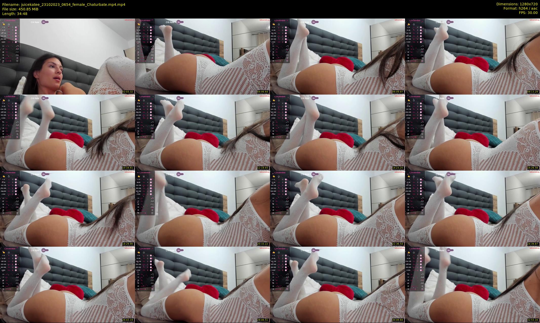 juicekatee — 35 minute Chaturbate female cam show recording, 720p, Oct 23, 2023