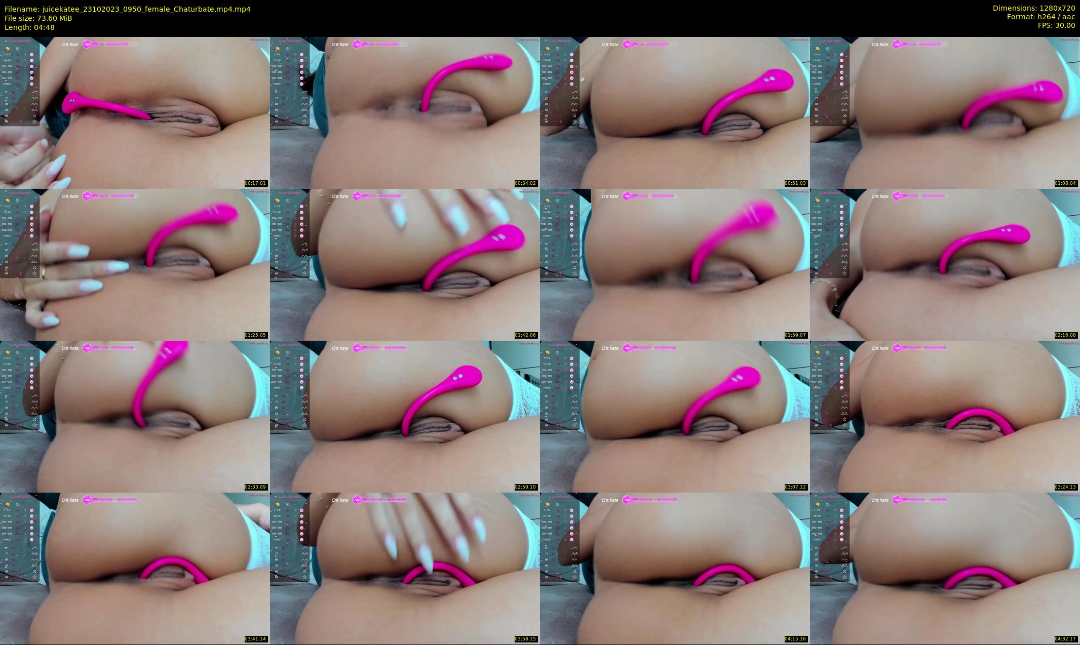 juicekatee — 5 minute Chaturbate female cam show recording, 720p, Oct 23, 2023
