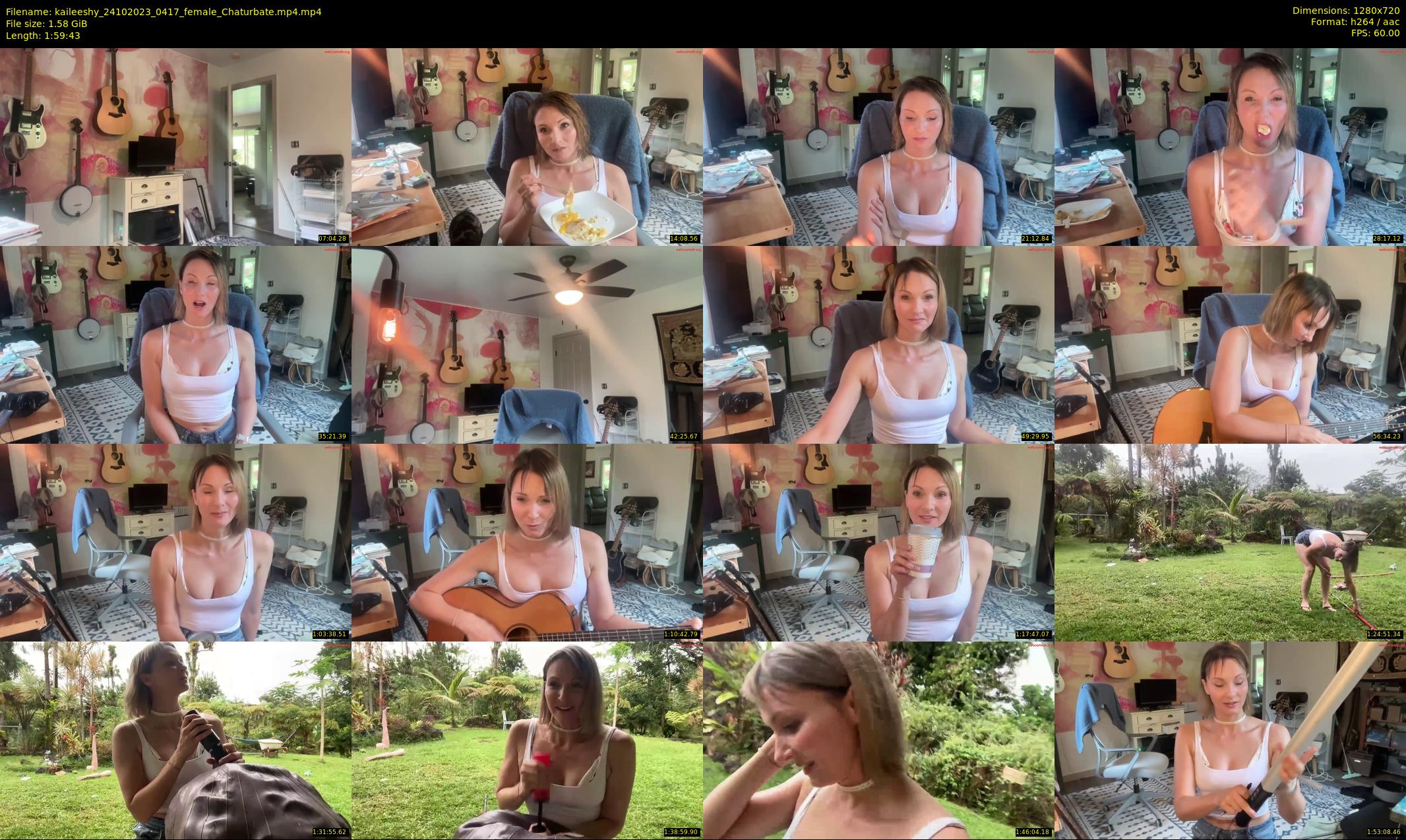 kaileeshy — 120 minute Chaturbate female cam show recording, 720p, Oct 24, 2023
