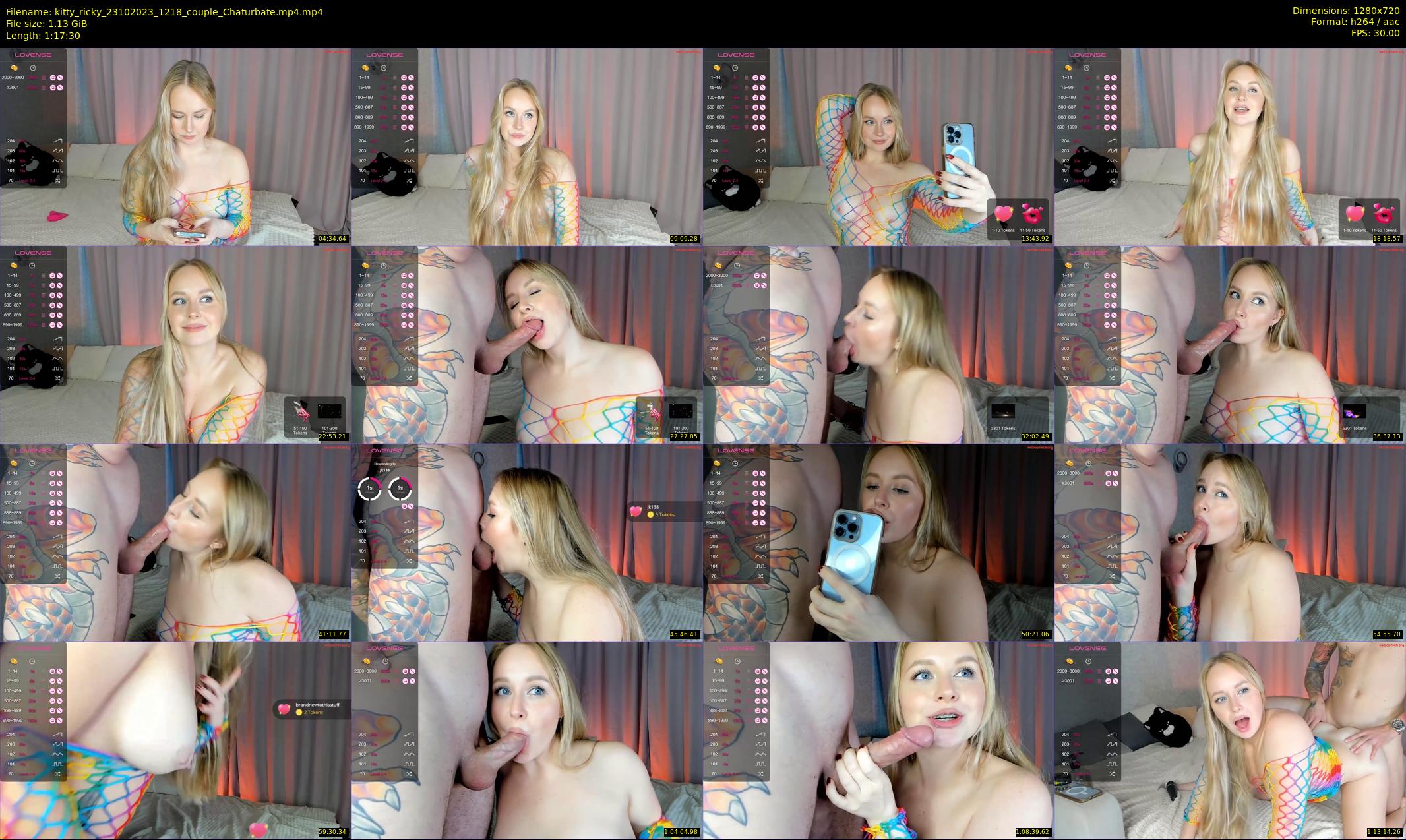 kitty_ricky — 78 minute Chaturbate couple cam show recording, 720p, Oct 23, 2023