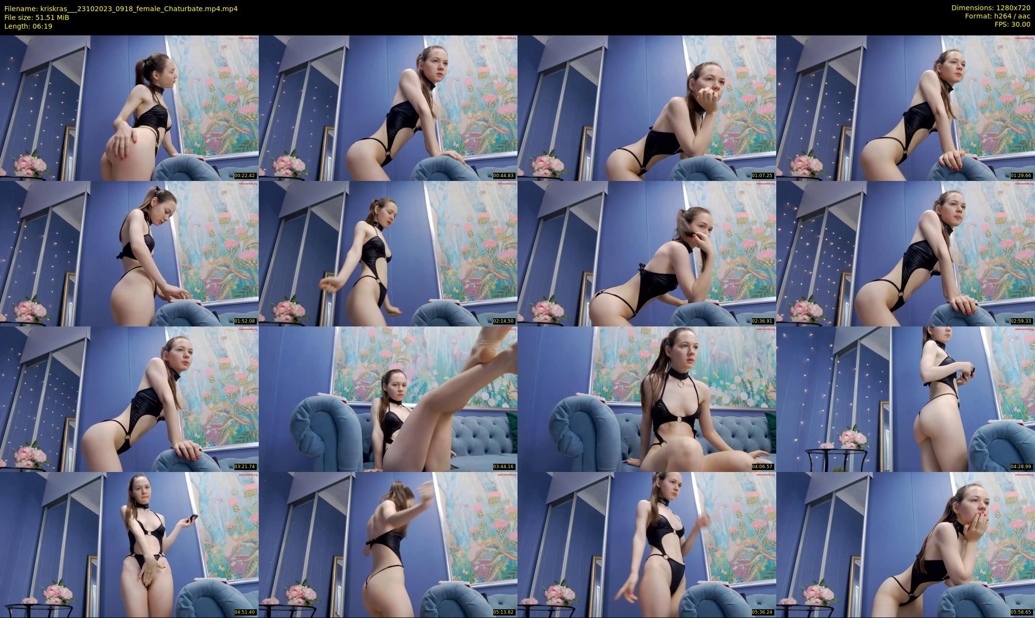 kriskras__ — 7 minute Chaturbate female cam show recording, 720p, Oct 23, 2023