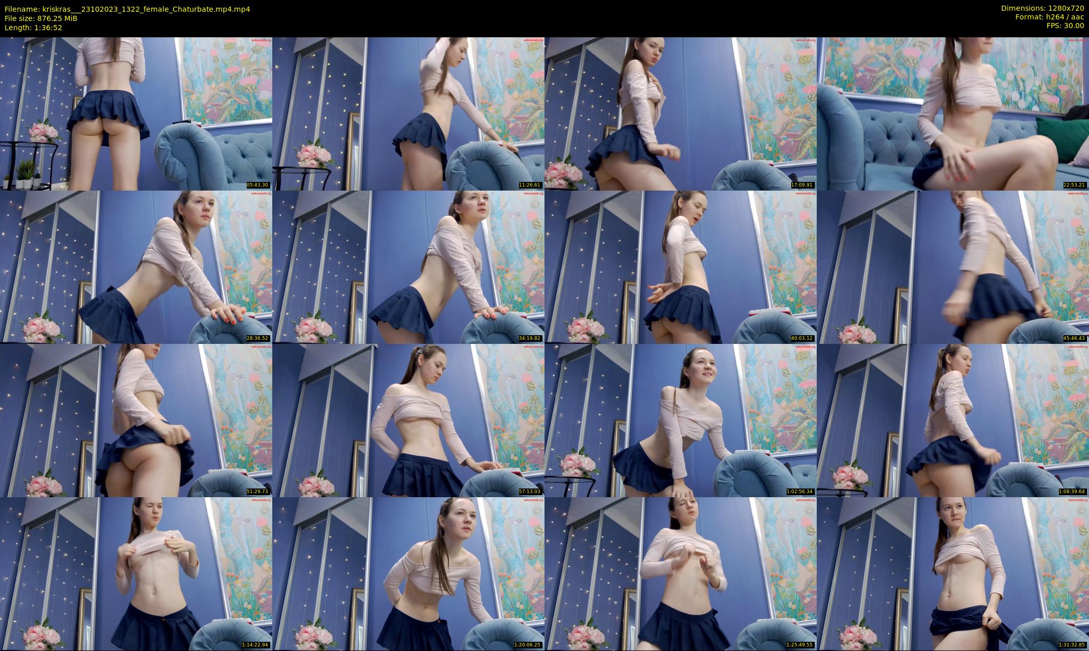 kriskras__ — 97 minute Chaturbate female cam show recording, 720p, Oct 23, 2023